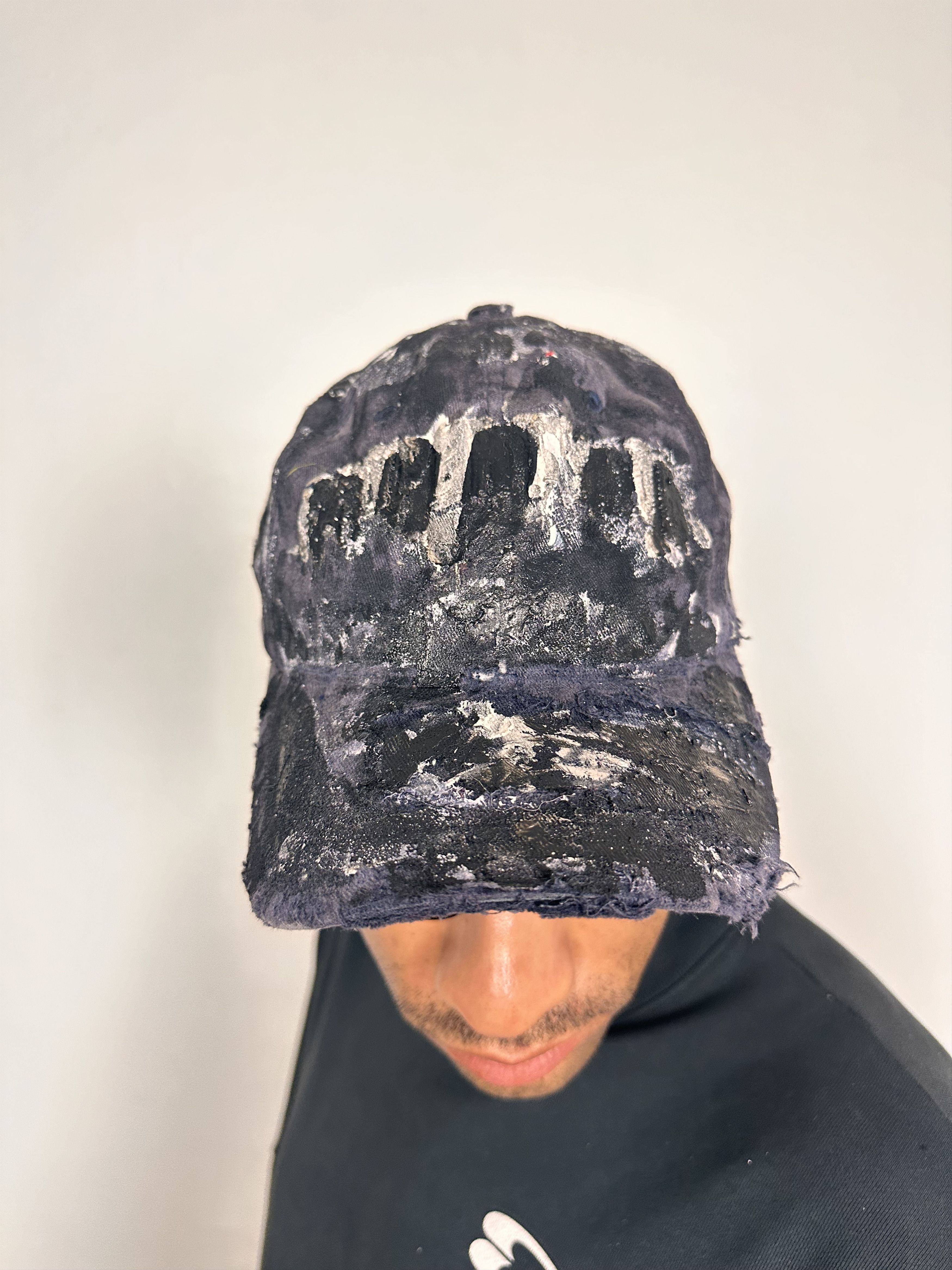 Other ASTROBOI* 'Property Of' Navy Painted Fitted Cap Size ONE SIZE - 6 Thumbnail