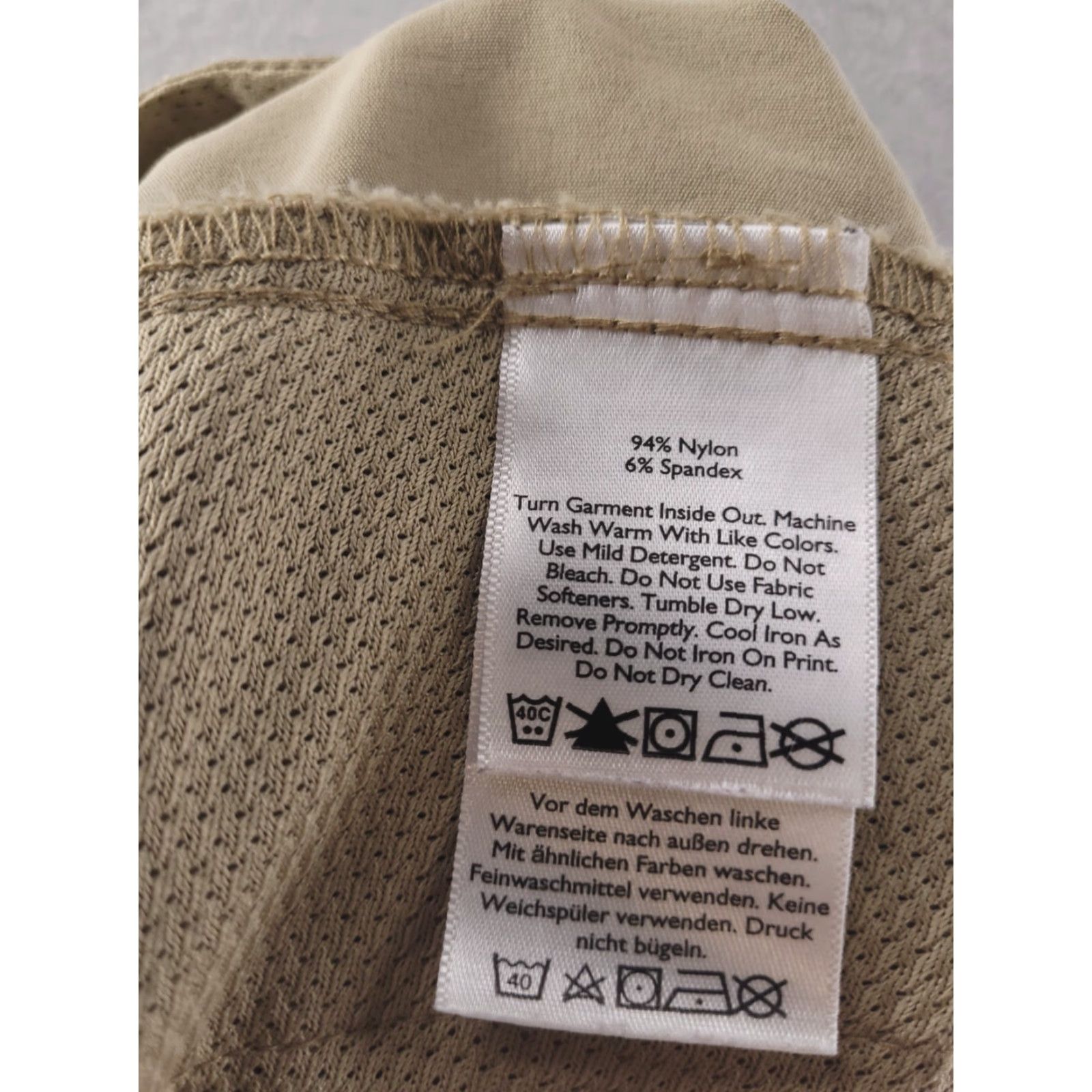Eddie Bauer Eddie Bauer Pants Mens 34x31 Nylon Stretch Utility Beige Brown Tan Straight Fit Pants Mens 34x31 Beige Nylon Stretch Chino Regular Inseam 31 Size US 34 / EU 50 - 4 Thumbnail