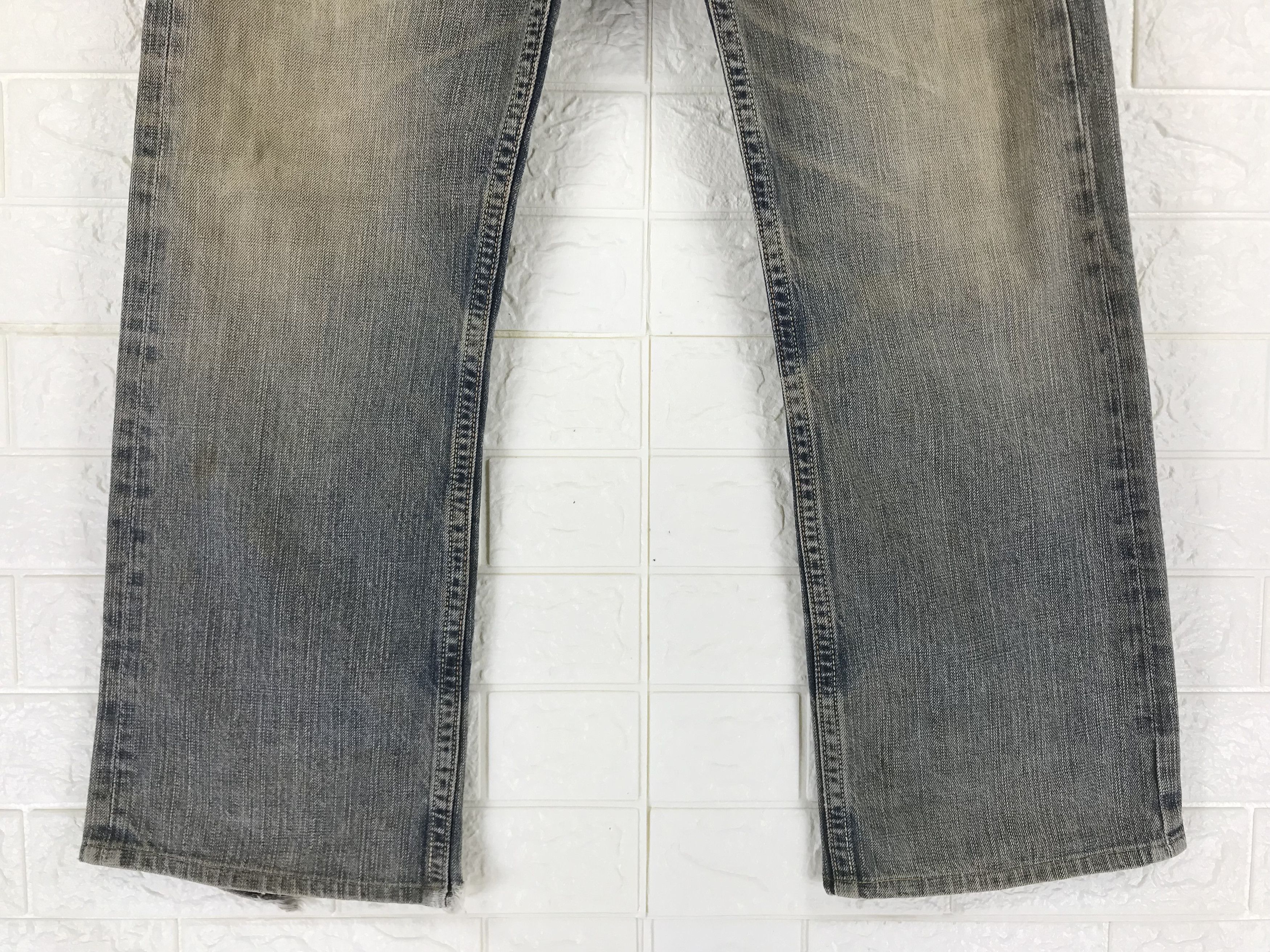 Mizra Jeans Kyoto Vintage Japanese Mizra Mud Washed Sashiko Distressed Jeans Size US 32 / EU 48 - 8 Thumbnail