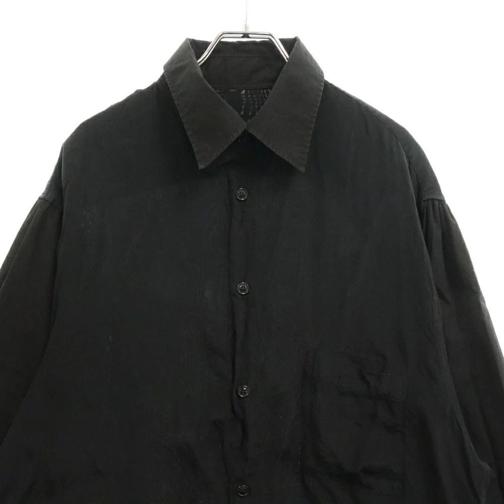 Yohji Yamamoto Yohji Yamamoto POUR HOMME 18SS Cupro Staff Shirt Size US L / EU 52-54 / 3 - 3 Thumbnail