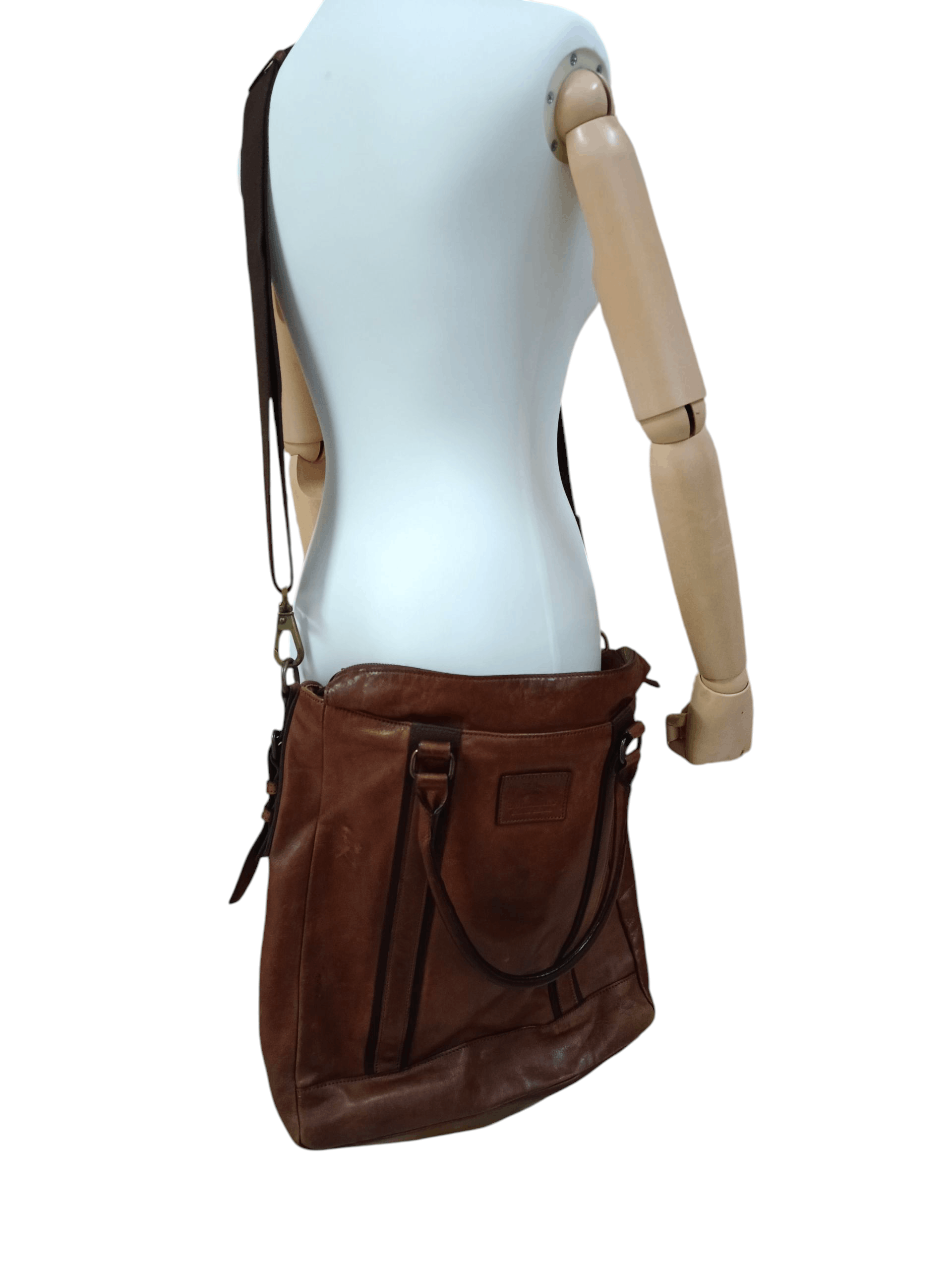 Burberry BURBERRY 2WAYS PATINA LEATHER Size ONE SIZE - 1 Thumbnail