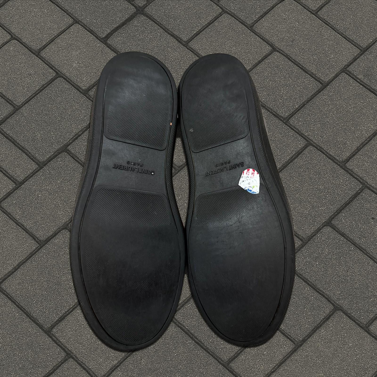 Saint Laurent Paris Saint Laurent Black SL/01H Studded Sneakers Size US 7 / EU 40 - 4 Thumbnail