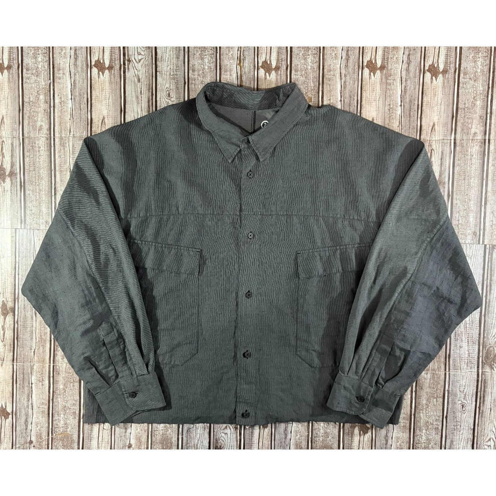 Outlier OUTLIER Injex Raglan crop raw cut Shirt jac size 2XL color g Size US XXL / EU 58 / 5 - 1 Thumbnail