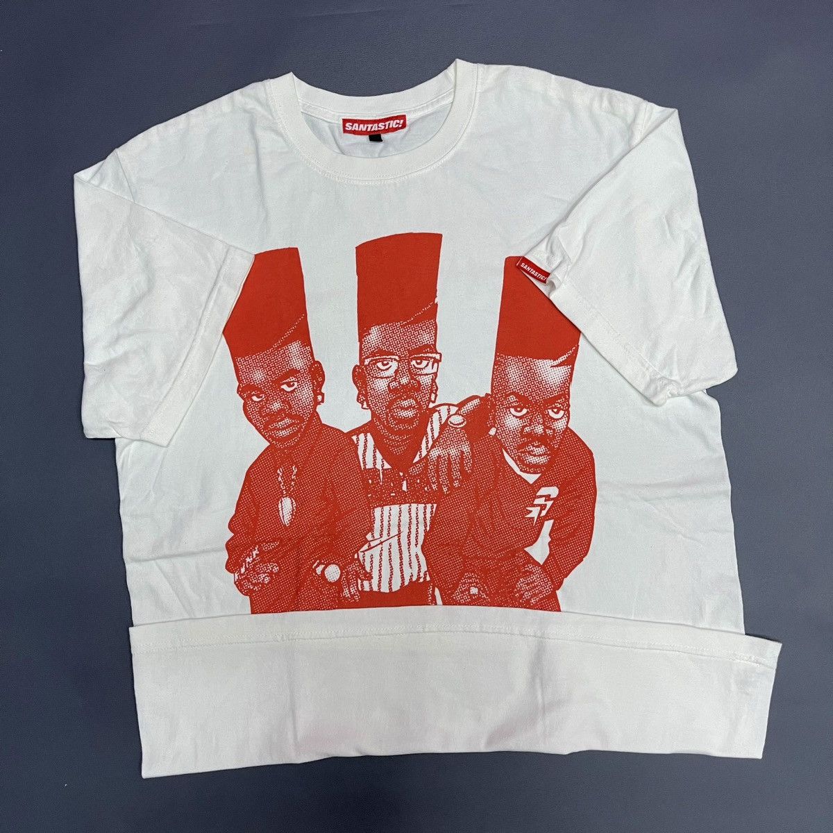 Designer × Japanese Brand × Rap Tees HIP HOP NEW JACK SWING x SANTASTIC SARU DESIGNER TEES Size US L / EU 52-54 / 3 - 9 Thumbnail