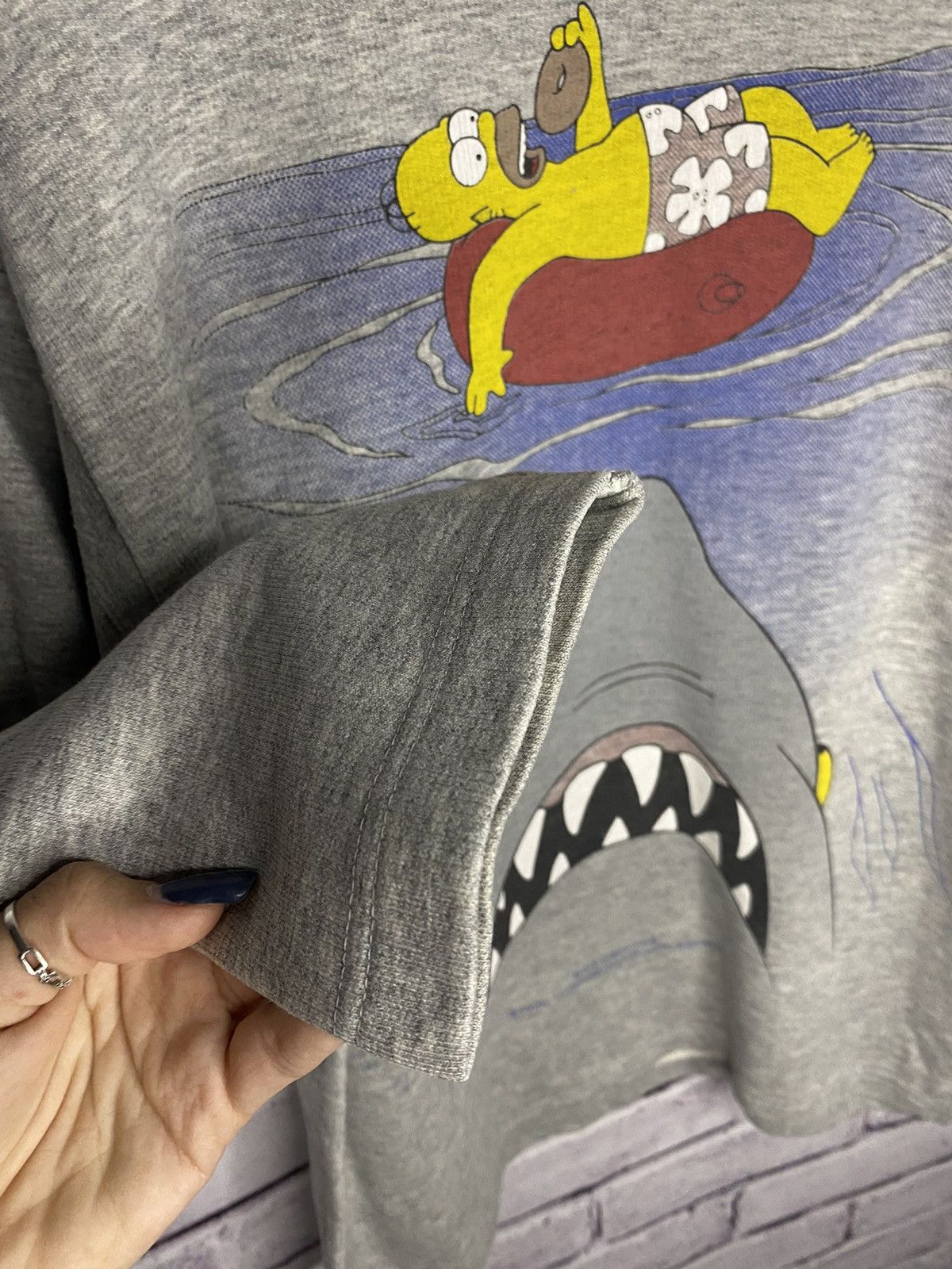 The Simpsons The Simpson Movie Overprint logo Sweatshirt 2000S Size US S / EU 44-46 / 1 - 8 Thumbnail