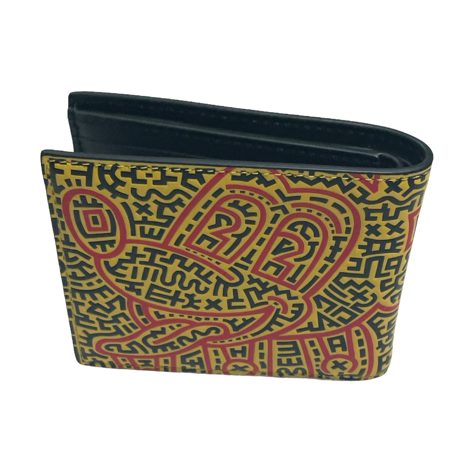 Coach Disney Mickey Mouse X Keith Haring Double Billfold Wallet Size ONE SIZE - 5 Thumbnail