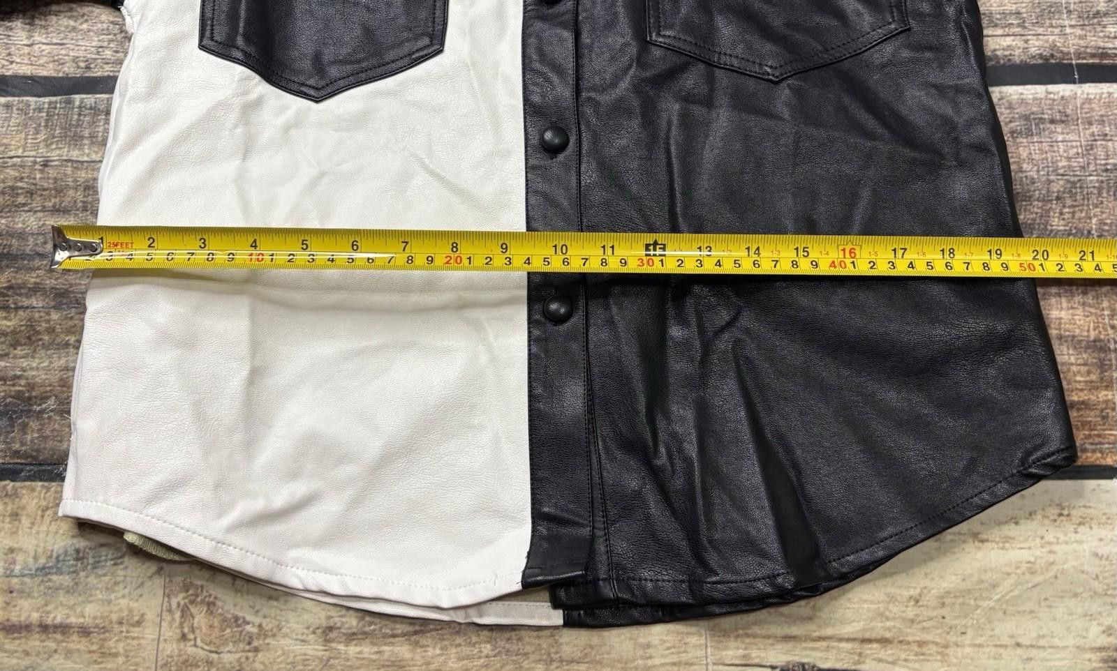 Other Le Lis Collection Jacket Womens XS Faux Leather Colorblock Size XS / US 0-2 / IT 36-38 - 10 Thumbnail