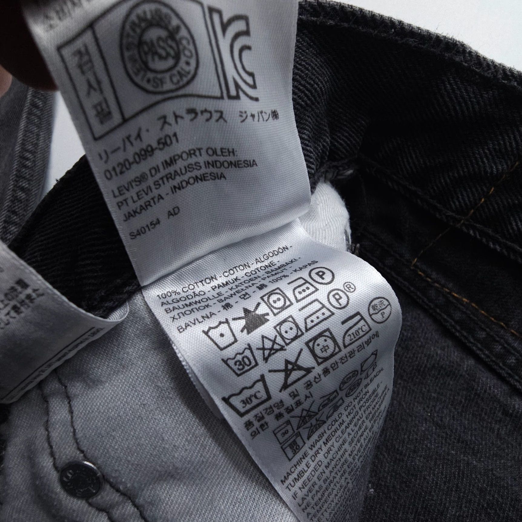 Levi's Levi's 505 Jeans Regular Levi's Mens 36 x 30 Black Size US 36 / EU 52 - 7 Thumbnail
