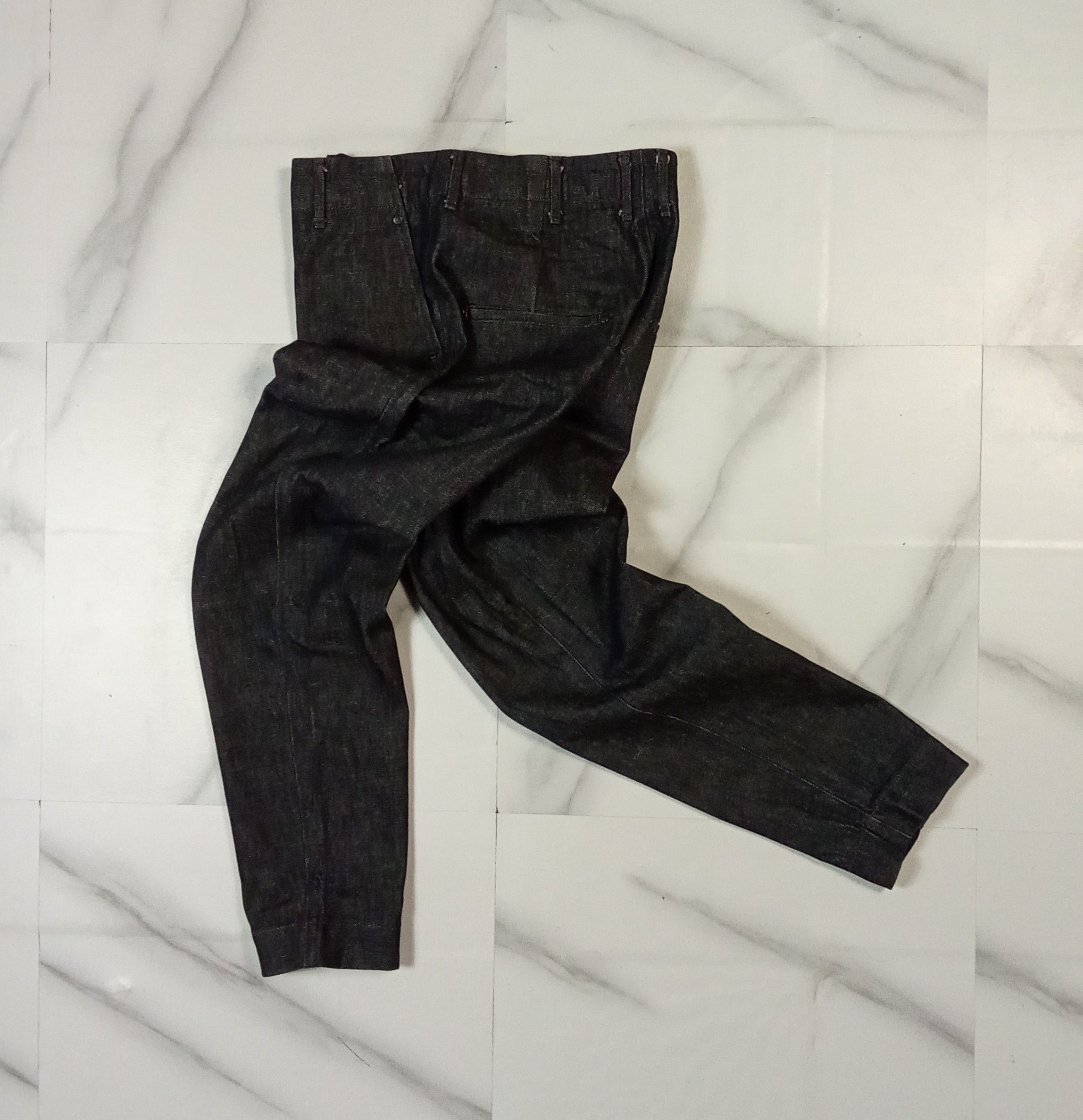 Ground Y Ground Y - Yohji Yamamoto - Waisted Tapped - Raw Pants Size US 30 / EU 46 - 1 Thumbnail
