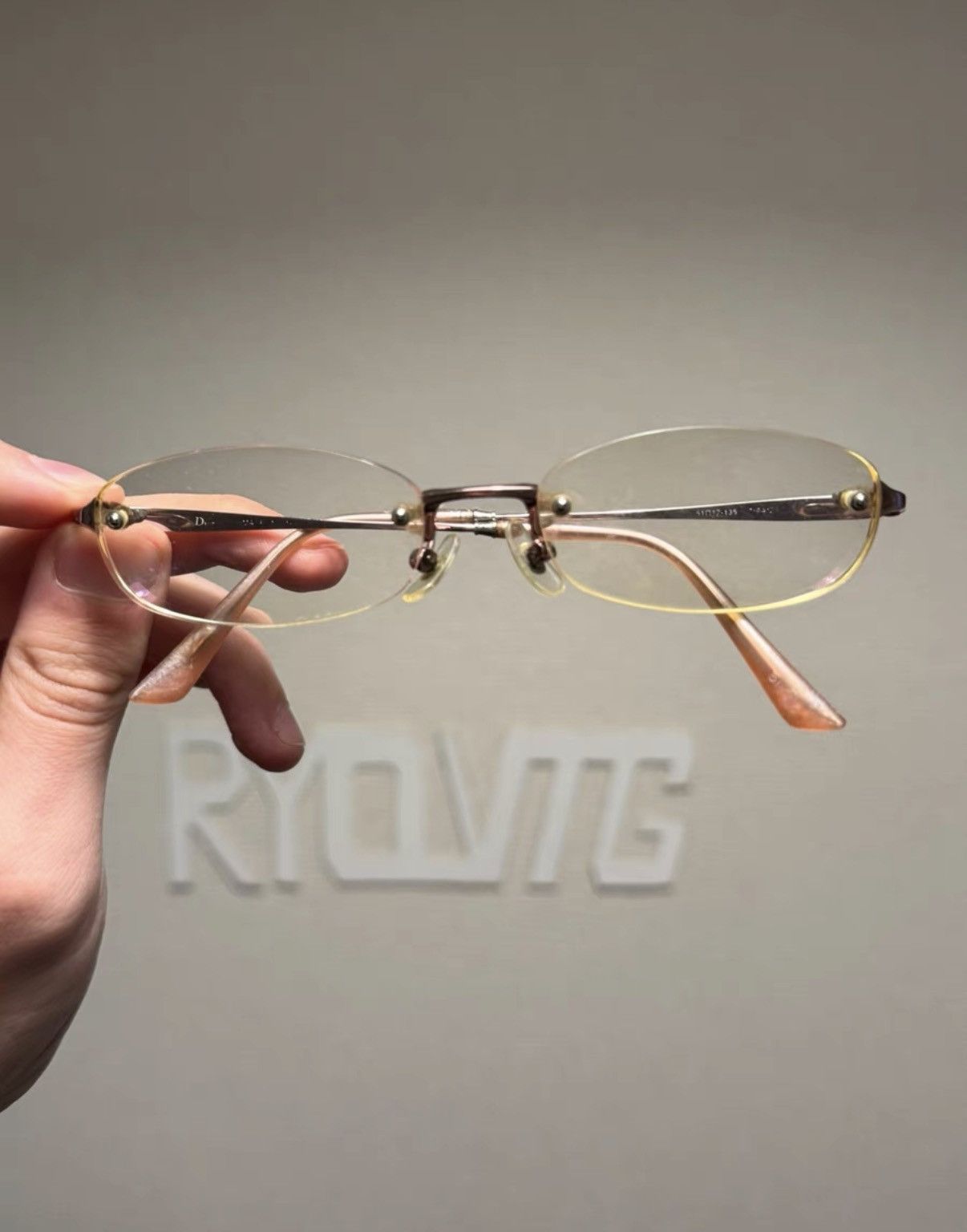 Dior Dior Vintage Rimless Eyeglasses Frames, Sport Sunglasses K24 Size ONE SIZE - 6 Thumbnail