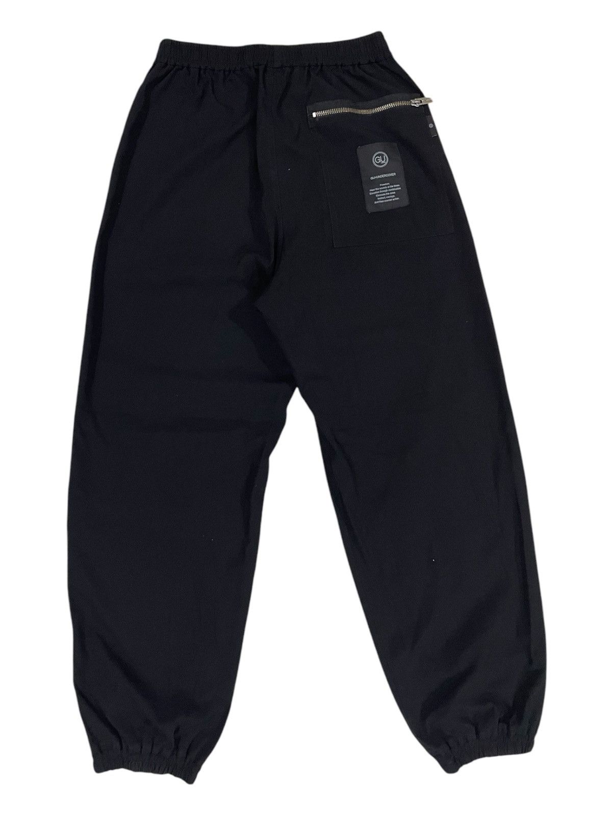 Undercover Super Baggy Bondage Zipper Black Drawstring Pants GUxŪ Size US 30 / EU 46 - 3 Thumbnail