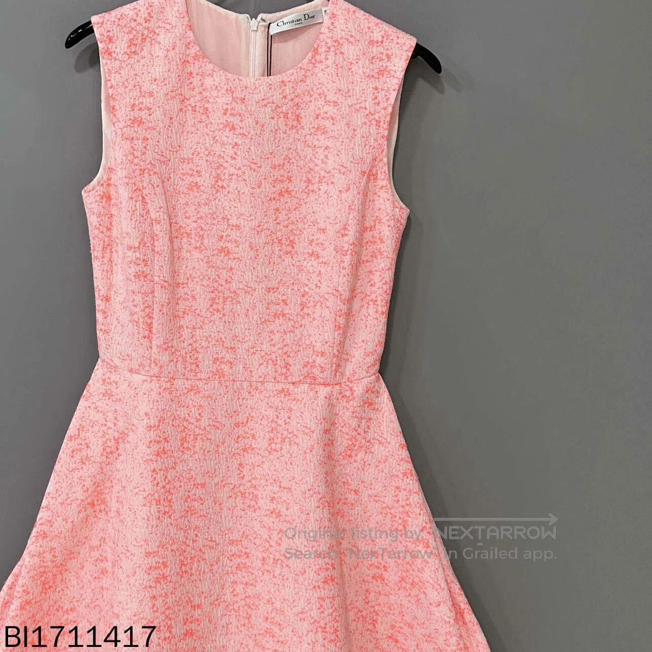 Dior pink sleeveless dress by Dior. Size US 36 / EU 52 - 3 Thumbnail