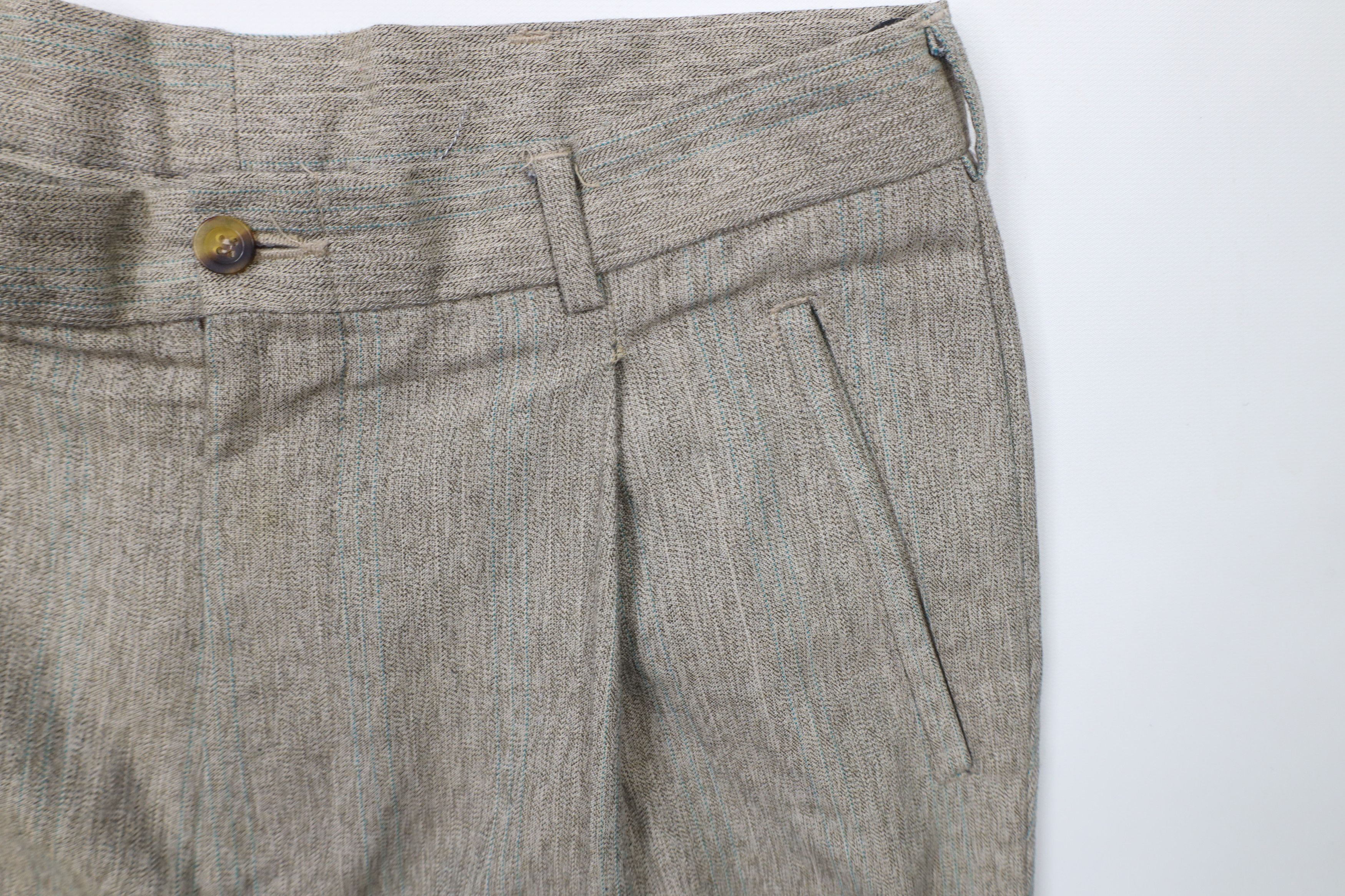 Vintage Vintage 90s Streetwear Pleated Cuffed Chino Pants Trousers Size US 32 / EU 48 - 6 Thumbnail