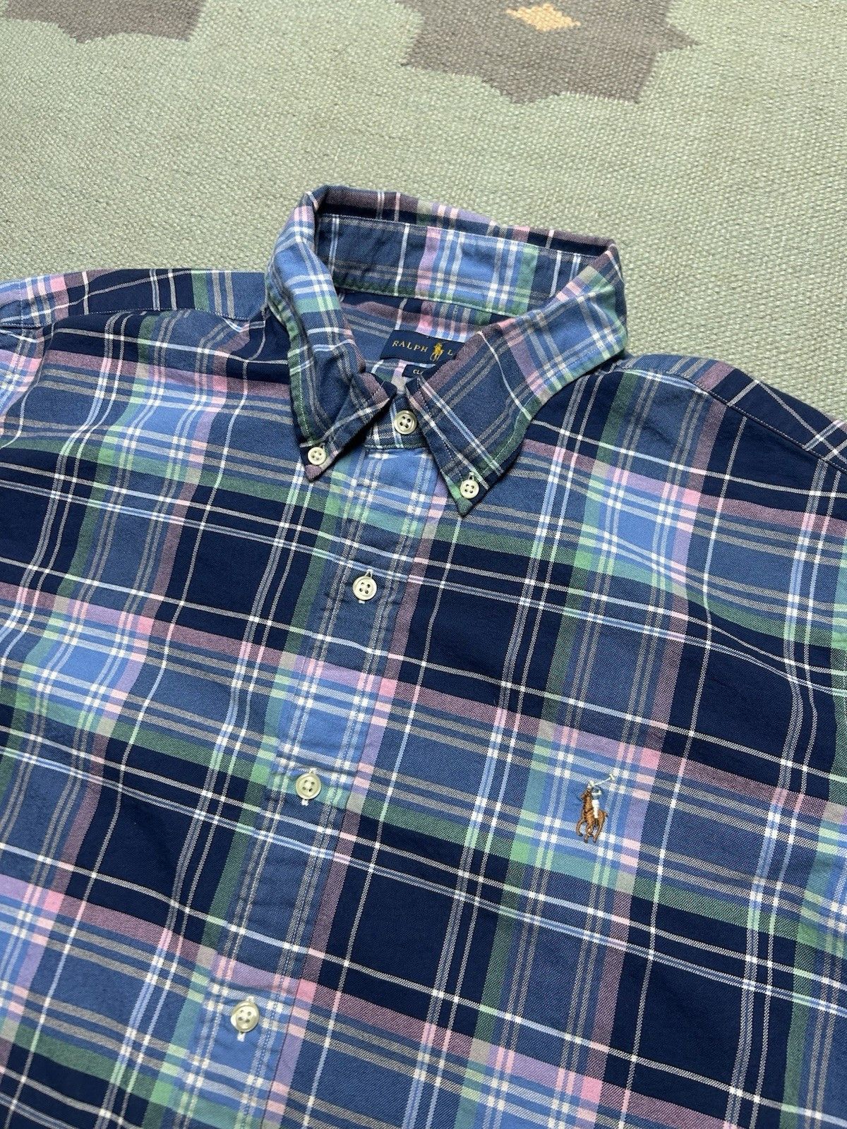 Ralph Lauren Ralph Lauren classic fit dress shirt plaid button cotton XL Size US XL / EU 56 / 4 - 3 Thumbnail