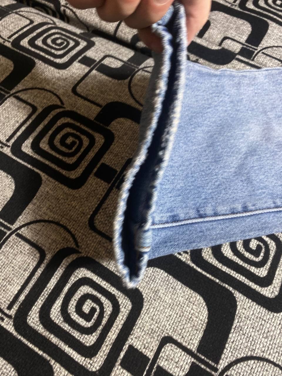 Japanese Brand Crazy Crash Dirty Baggy Faded Jean Japan Avant Garde Style Size US 26 / EU 42 - 19 Thumbnail