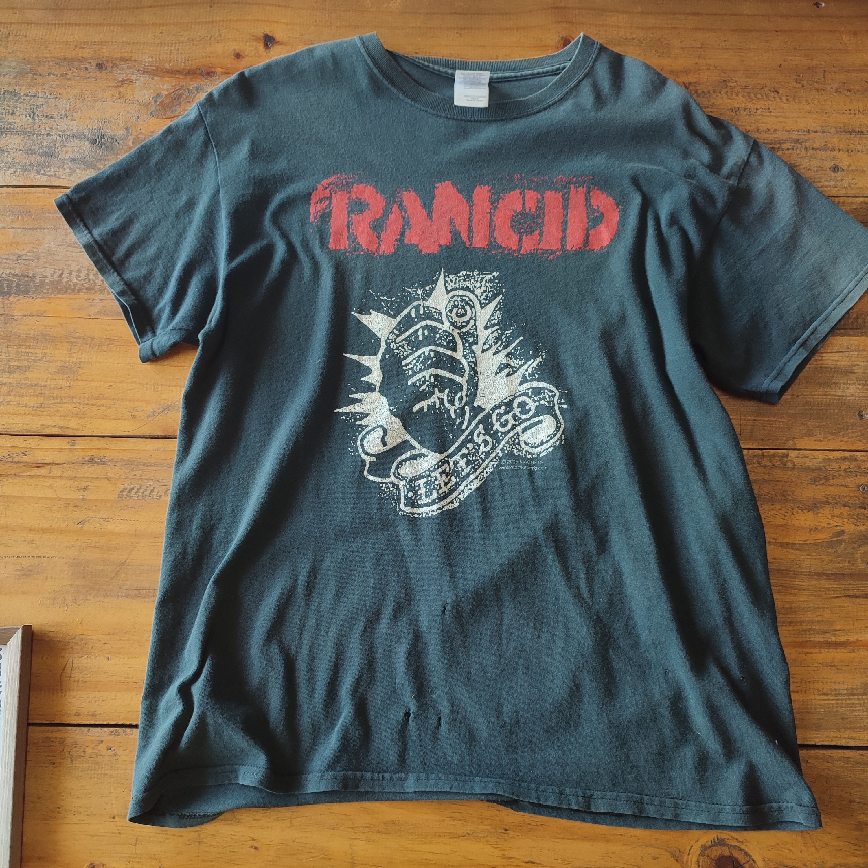 Band Tees × Vintage Vintage 2005 RANCID "LET'S GO” PUNK T-shirt Size US L / EU 52-54 / 3 - 2 Thumbnail