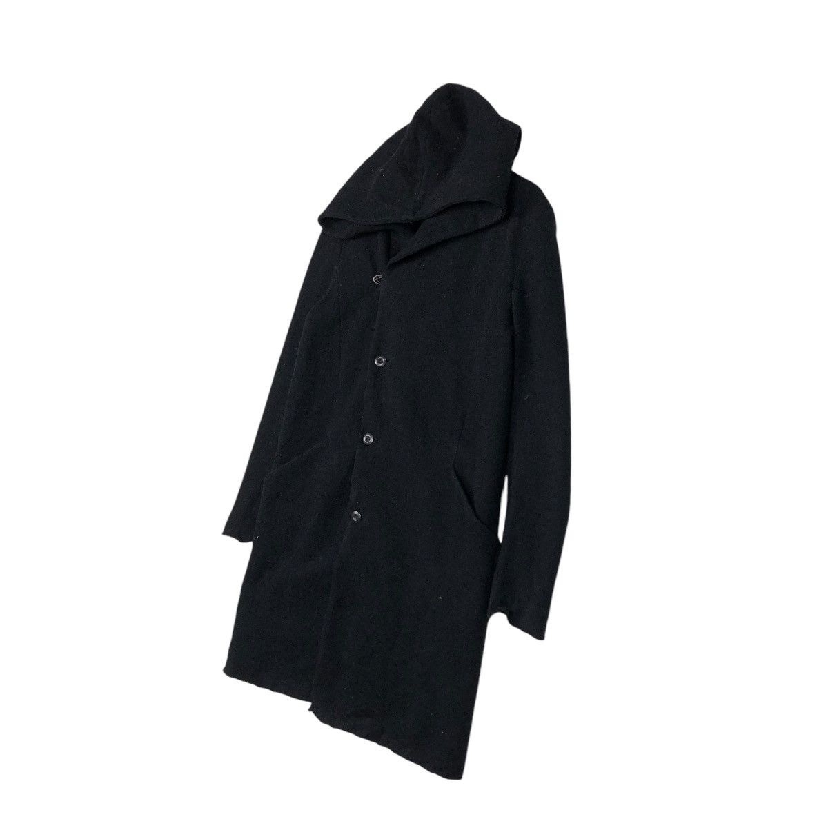 Kazuyuki Kumagai Attachment 🔥WOOL LONG JACKET HOODIE BONDAGE DESIGN KAZUYUKI KUMAGAI Size US M / EU 48-50 / 2 - 4 Thumbnail