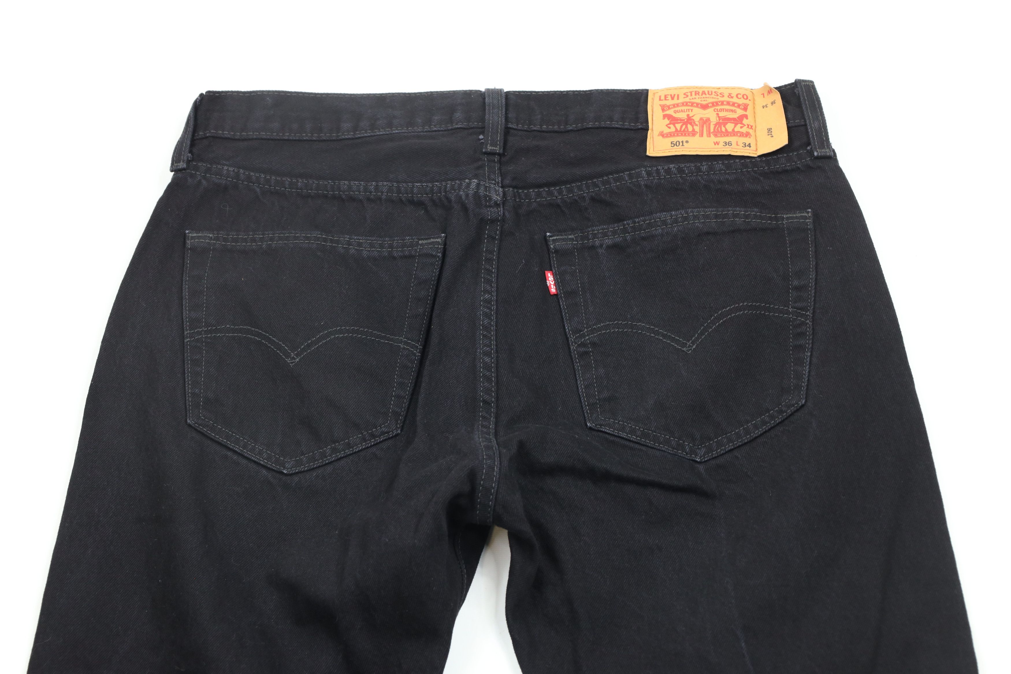 Levi's Vintage Y2K Levis 501xx Button Fly Original Fit Denim Jeans Size US 36 / EU 52 - 10 Thumbnail