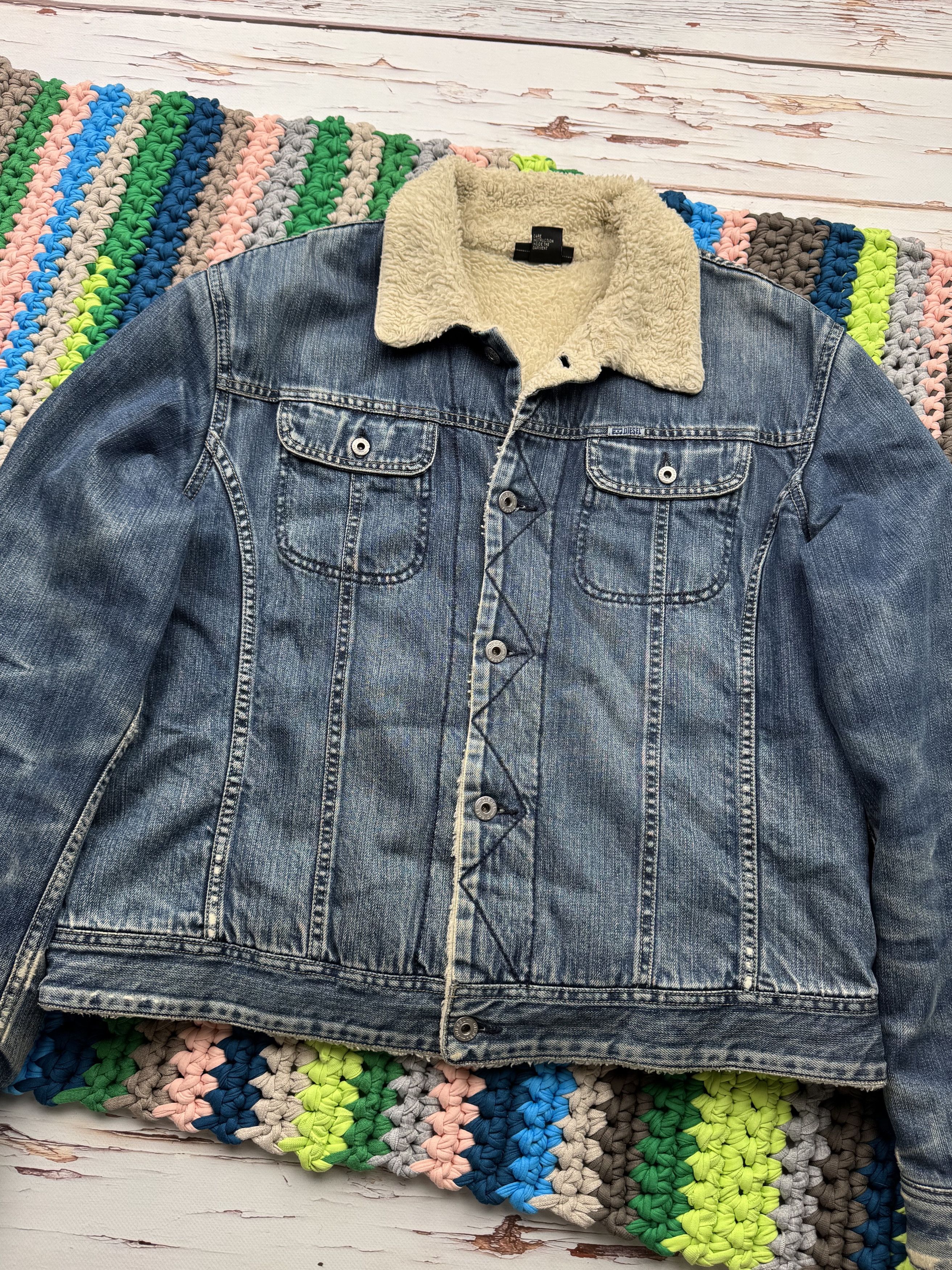 Diesel Diesel Vintage Denim Jacket (V151)(D10) Size US XL / EU 56 / 4 - 2 Thumbnail