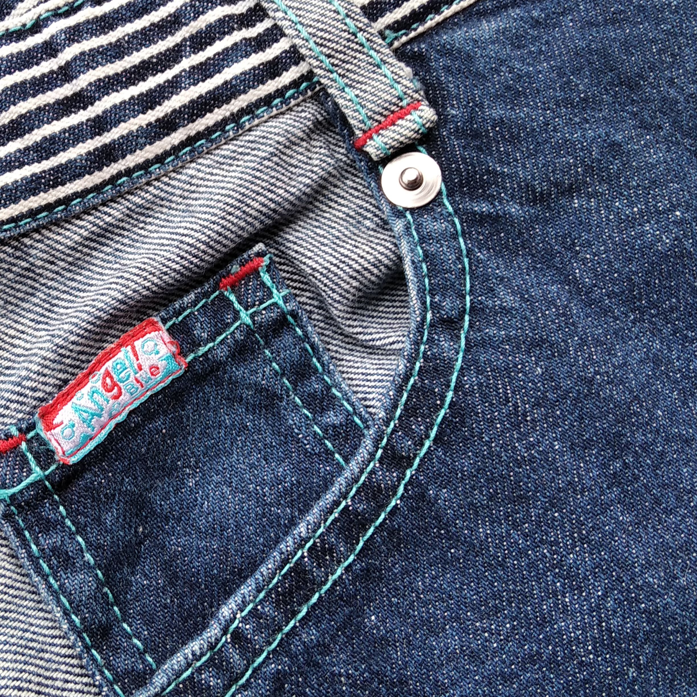 Angel Blue Vintage Late 90's ANGLE BLUE Denim Pants Size 26" / US 2 / IT 38 - 3 Thumbnail
