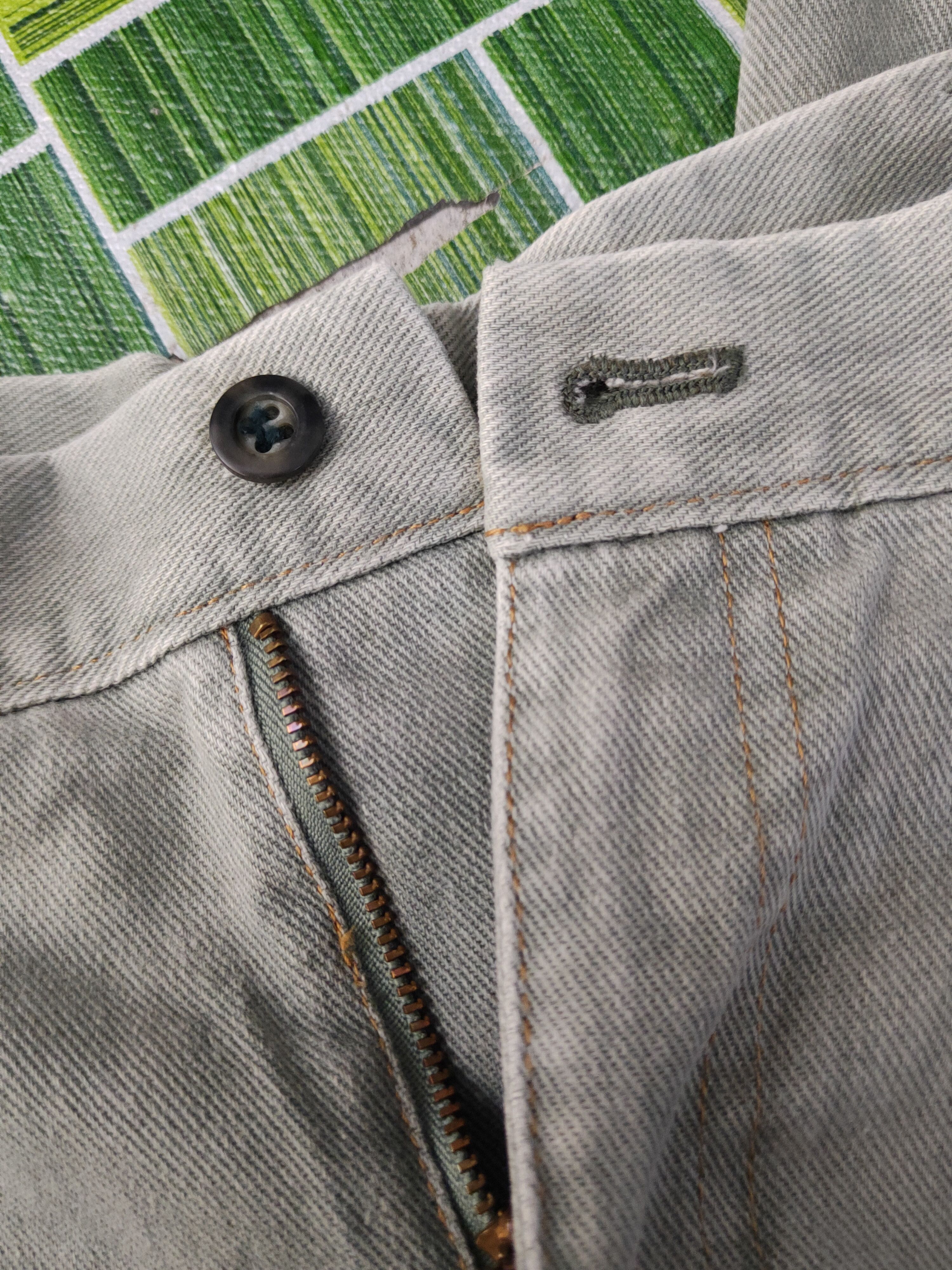 Japanese Brand Street Walker Green Faded Distressed Ripped Jeans #S2507 Size US 30 / EU 46 - 12 Thumbnail