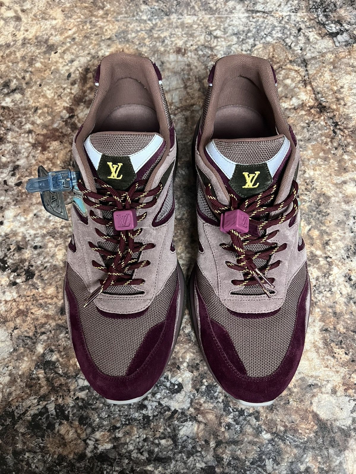 Louis Vuitton Louis Vuitton Trail Trainer sneaker Aubergine 10 LV 11.5 Size US 11.5 / EU 44-45 - 6 Thumbnail