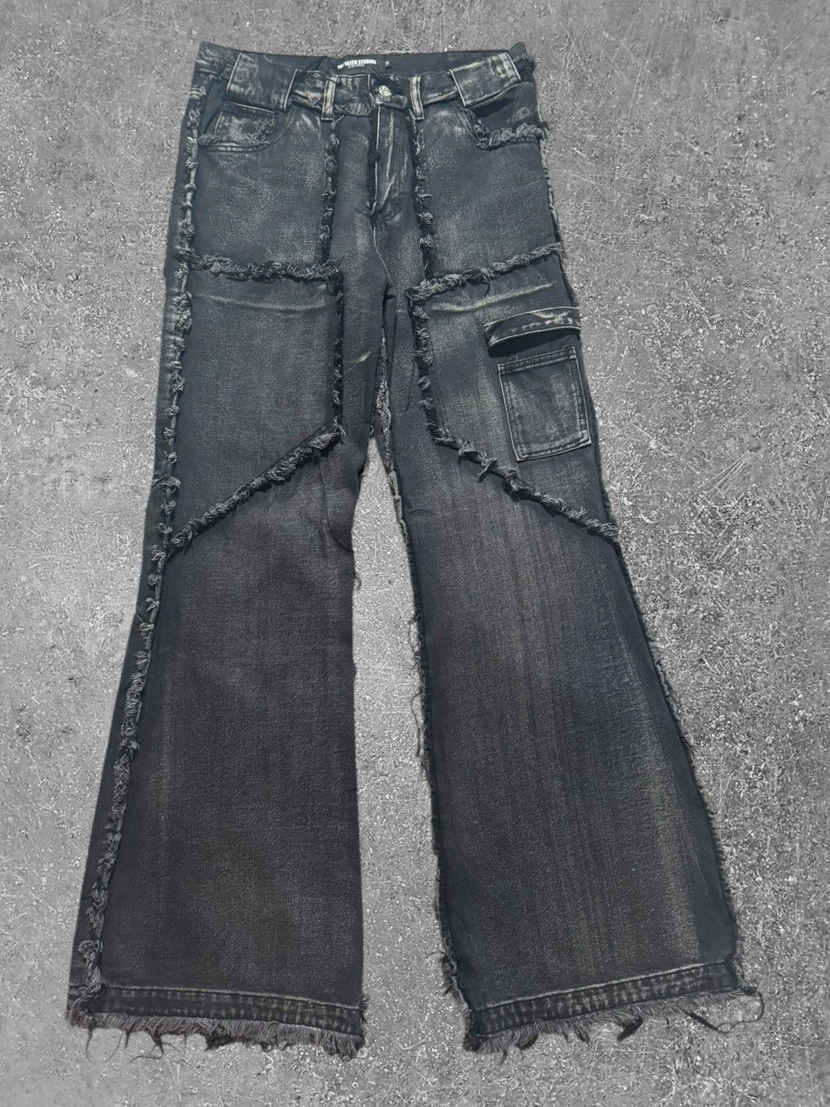 SUN FADED DUNE BAGGY DENIM – NO/FAITH STUDIOS