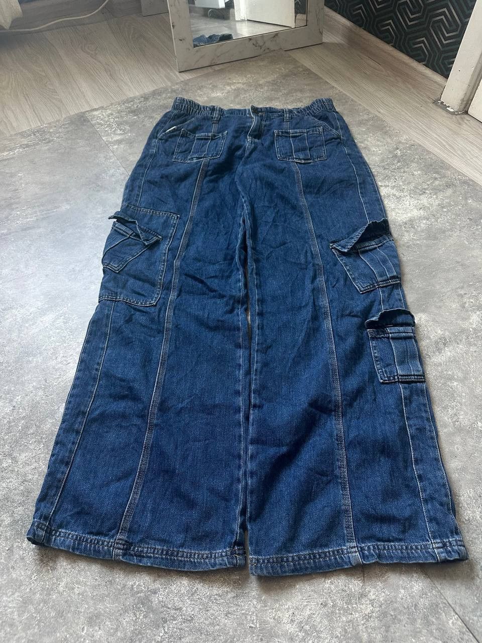 BAGGY CARGO MULTIPOCKET Y2K DENIM JEANS