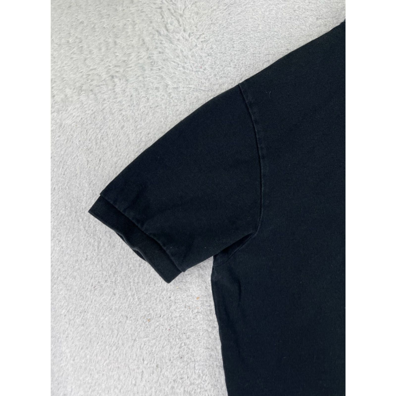 Ralph Lauren VINTAGE Ralph Lauren Polo Shirt Adult XL Black 100% Cotton Jersey Polo Regular Men’s Short Sleeve Logo Embroidered Button Collared Size US XL / EU 56 / 4 - 3 Thumbnail