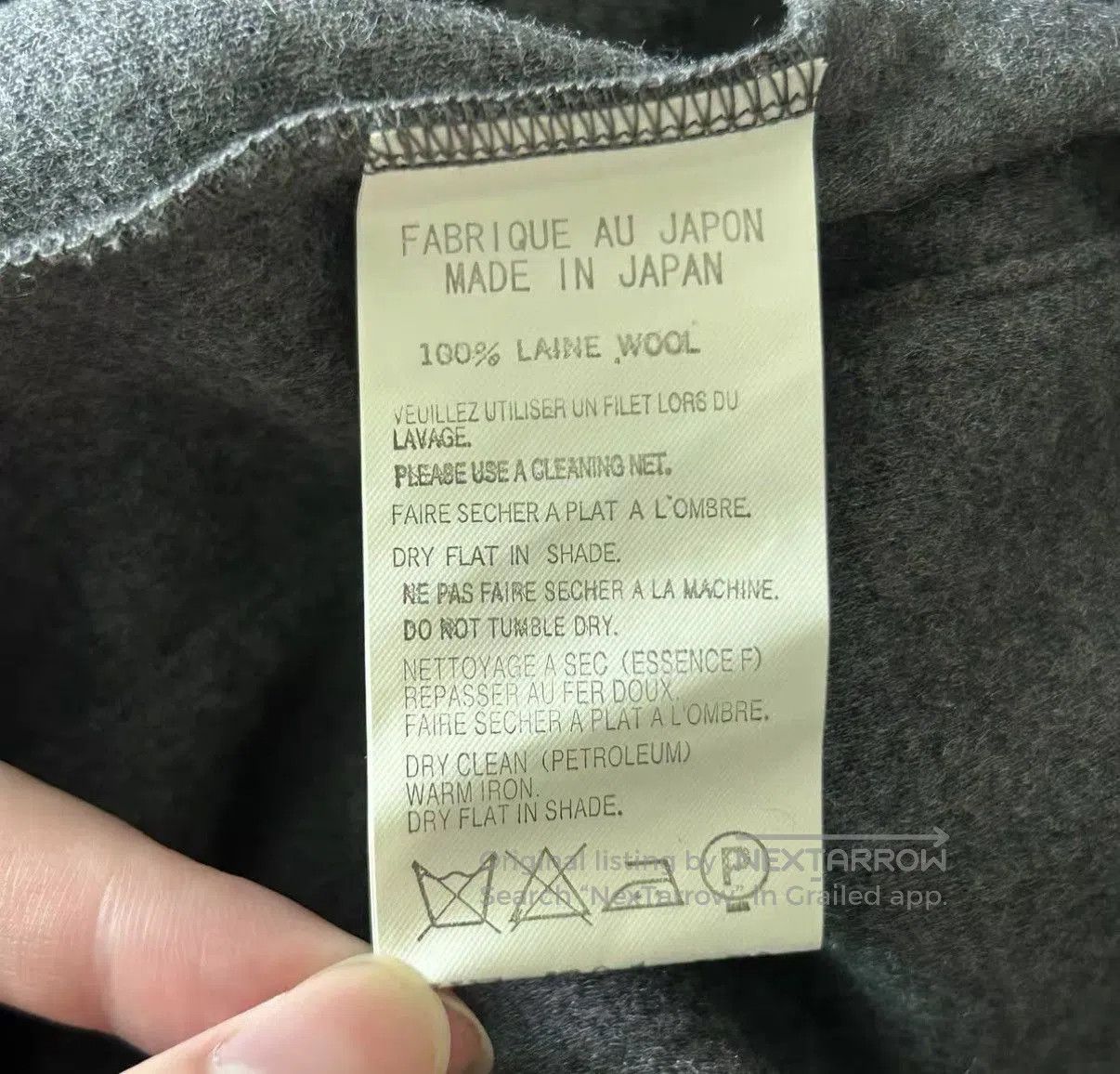 Yohji Yamamoto Gray Button. Size US M / EU 48-50 / 2 - 5 Thumbnail
