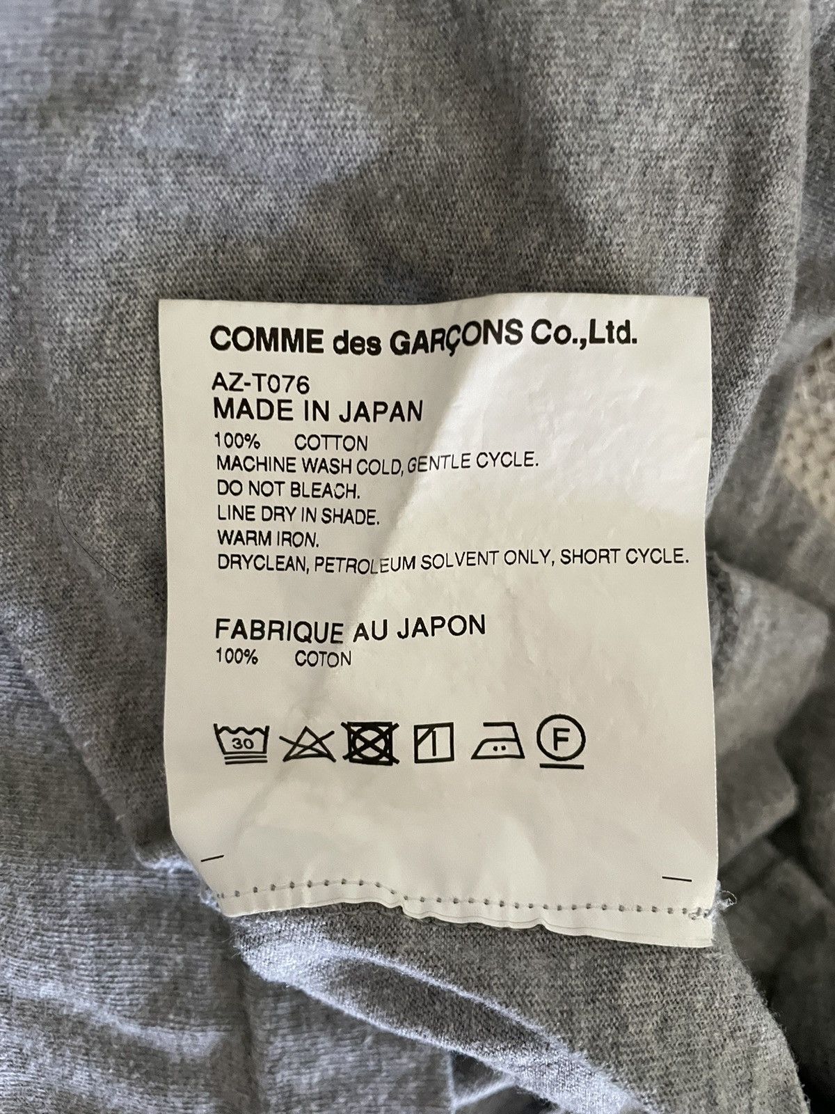 Comme des Garcons PLAY CDG Play Grey T-shirt Size US M / EU 48-50 / 2 - 5 Thumbnail
