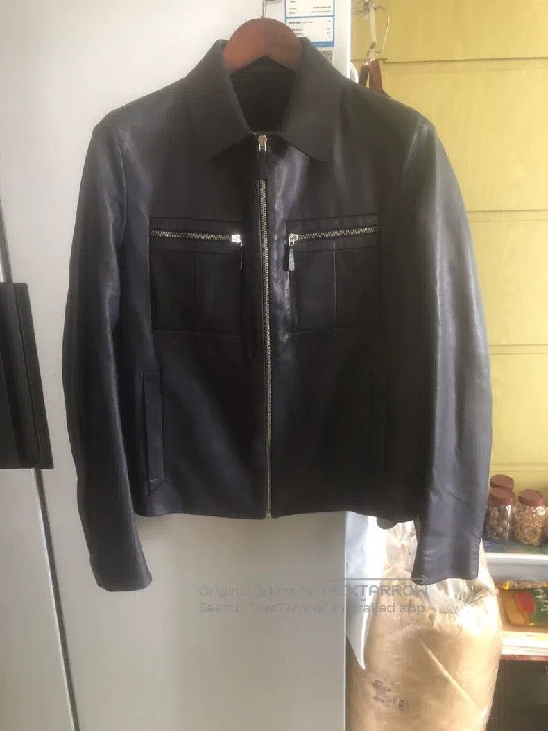 Jil Sander Jil Sander size 48 Show style leather jacket Size US M / EU 48-50 / 2 - 1 Thumbnail