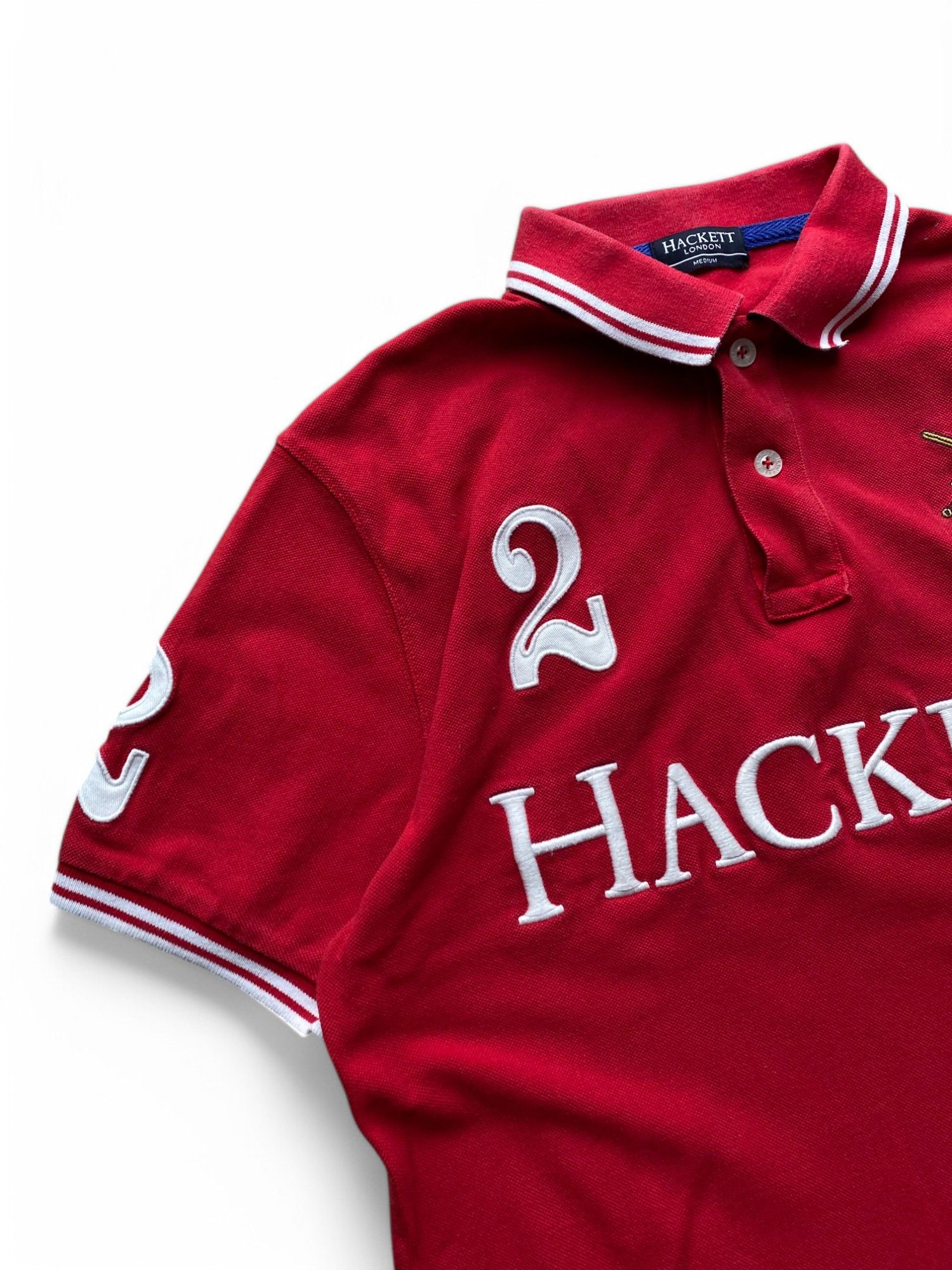 Hackett × Vintage Hackett Polo Shirt polo army team Size US M / EU 48-50 / 2 - 4 Thumbnail