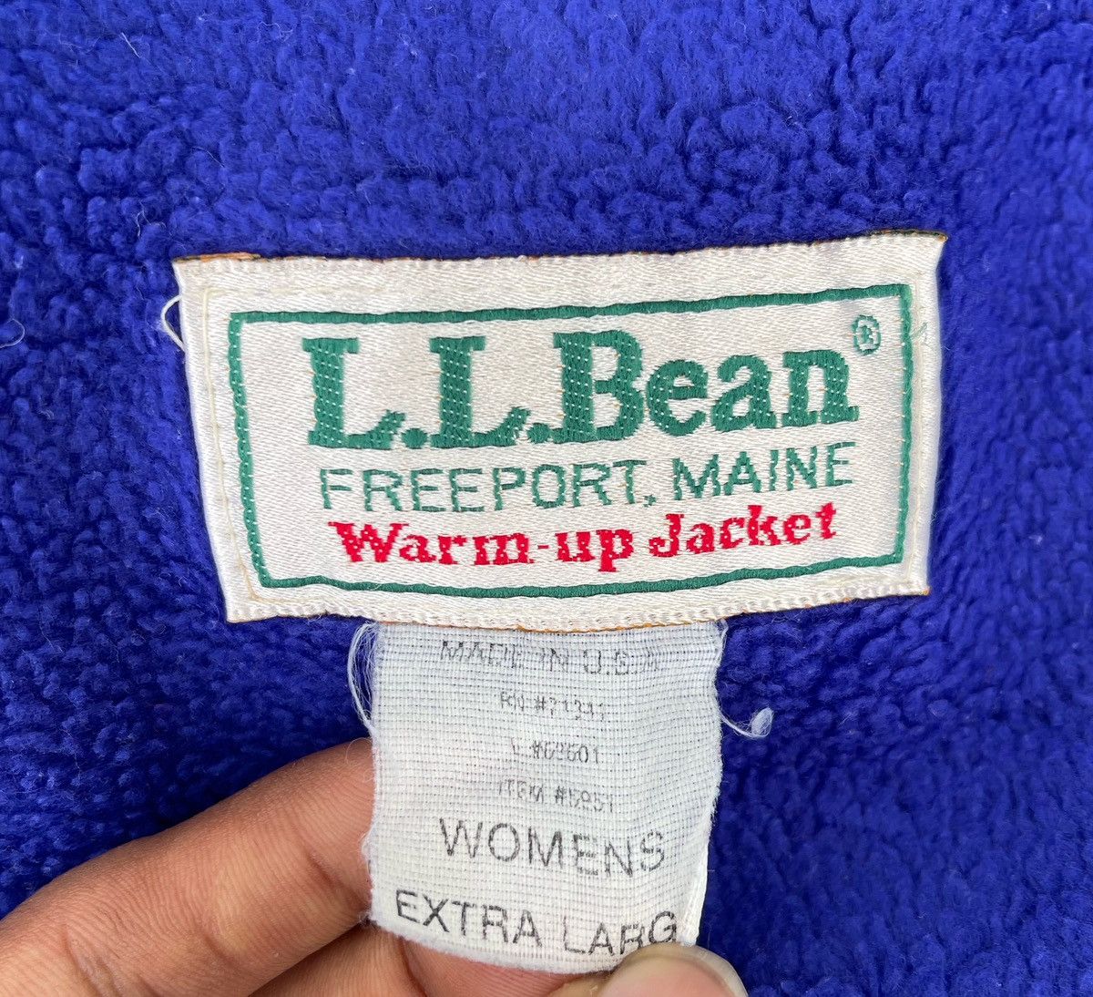 L.L. Bean × Todd Snyder 🔥Vintage 90's L.L.Bean Usa Warm-up Jacket Size US XL / EU 56 / 4 - 15 Thumbnail