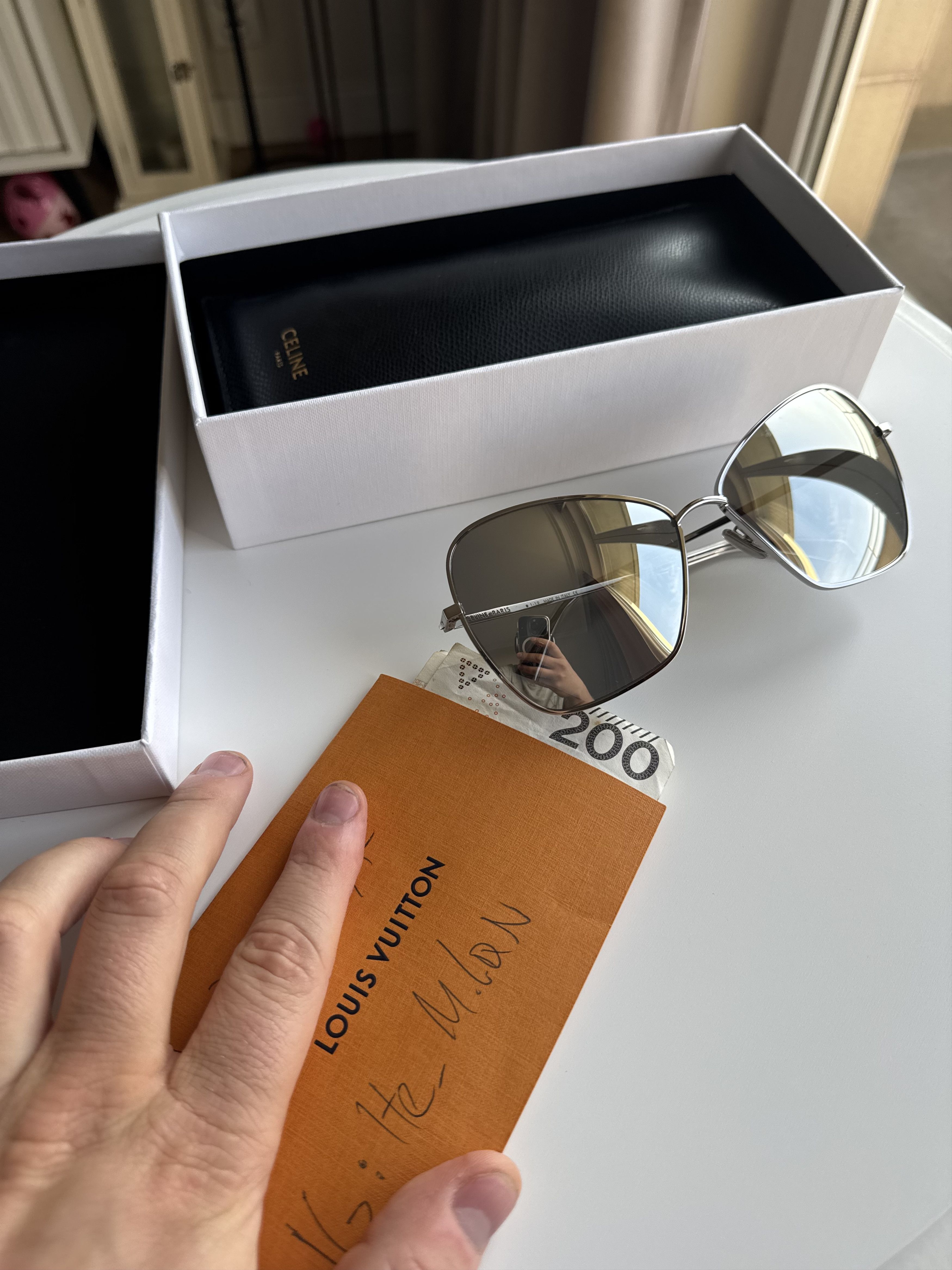 Celine × Hedi Slimane Celine Sunglasses by hedi slimane Size ONE SIZE - 14 Thumbnail