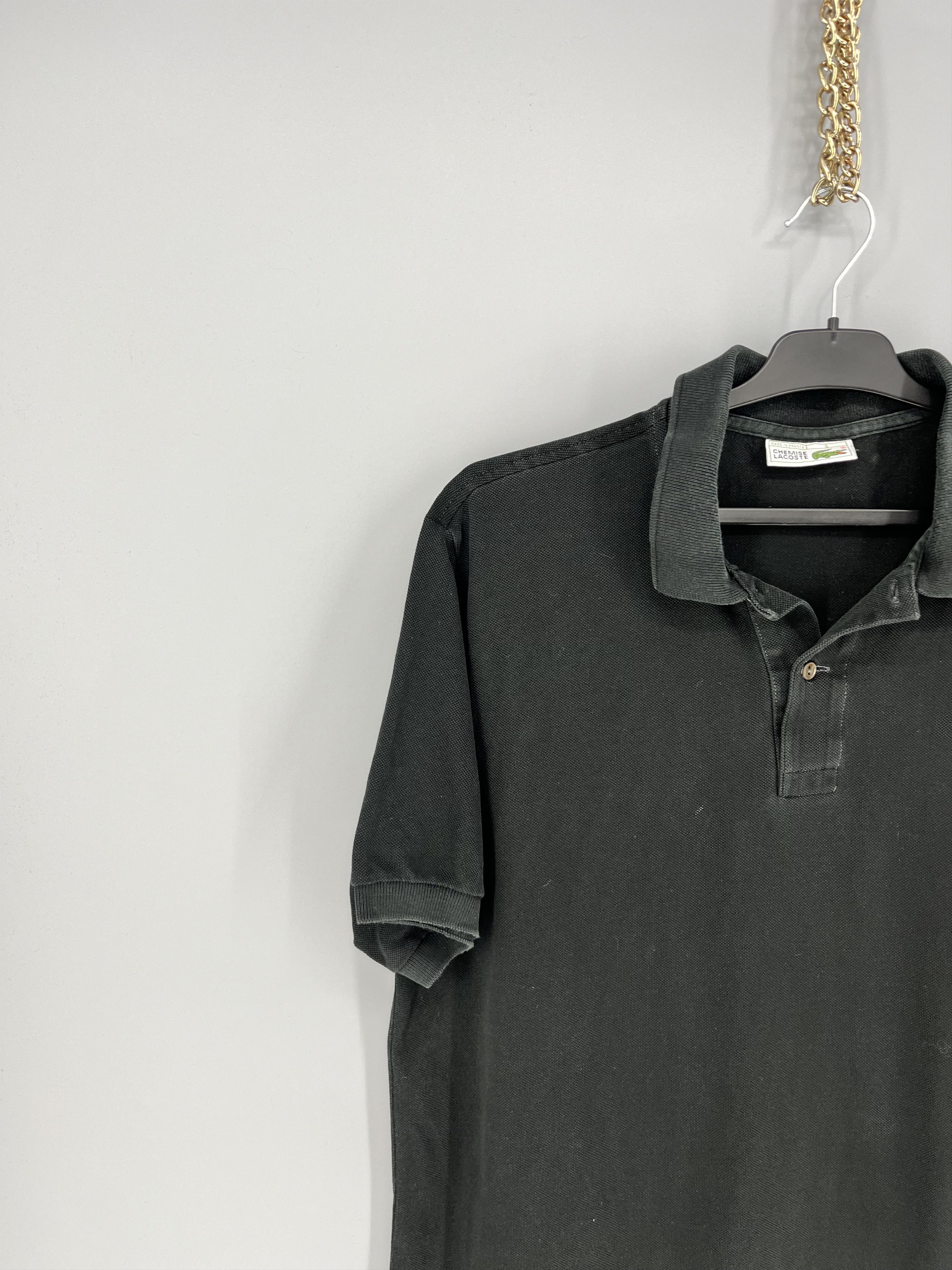 Lacoste Vintage Chemise Lacoste Big Logo Made in France Polo t-shirt Size US XL / EU 56 / 4 - 4 Thumbnail