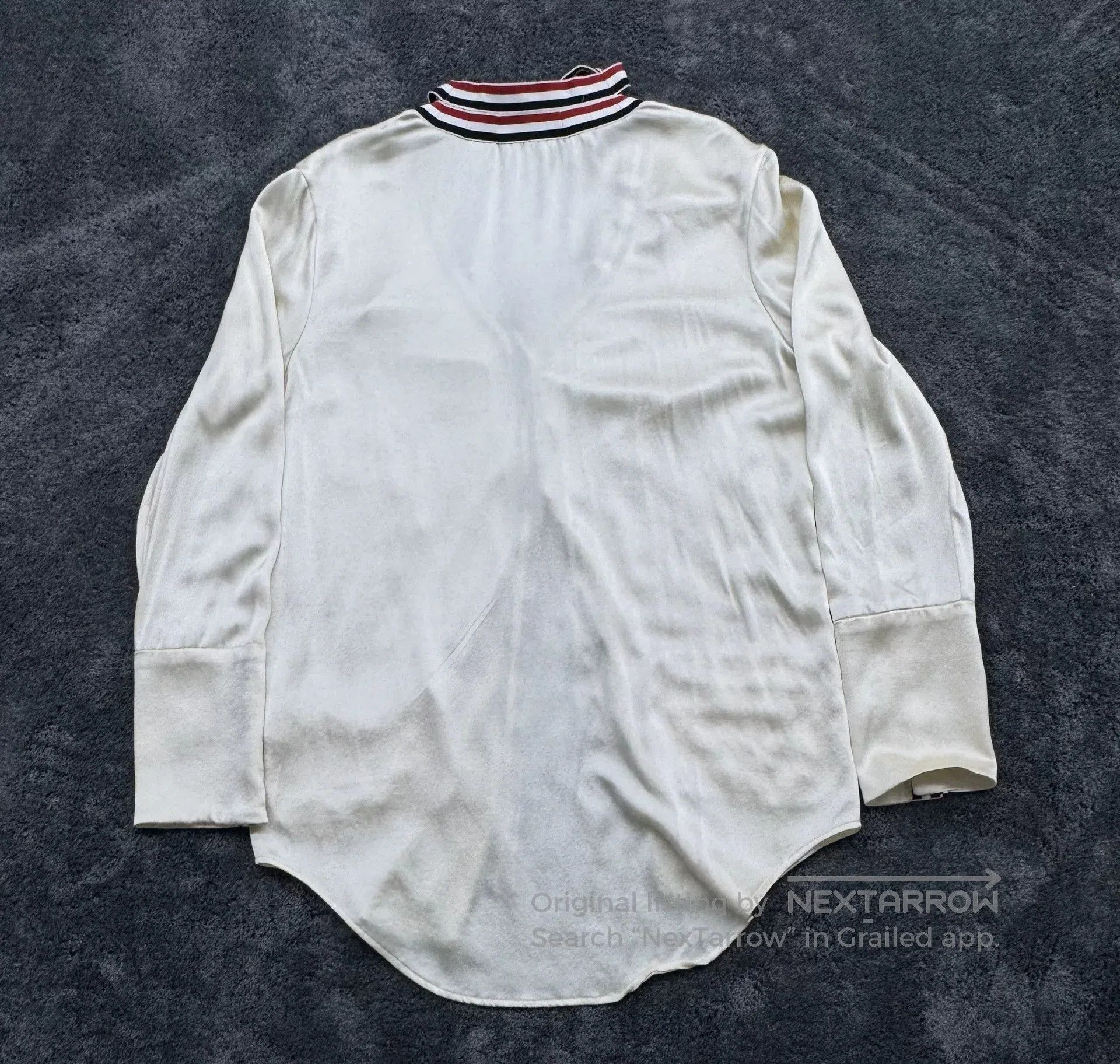 Thom Browne Thom Browne Striped Silk Cardigan Size 40. Size US M / EU 48-50 / 2 - 2 Thumbnail