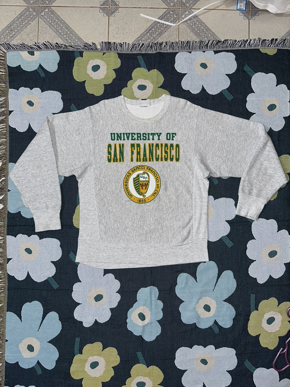 Lee 90s University of San Francisco cross grain sweatshirt Size US L / EU 52-54 / 3 - 3 Thumbnail