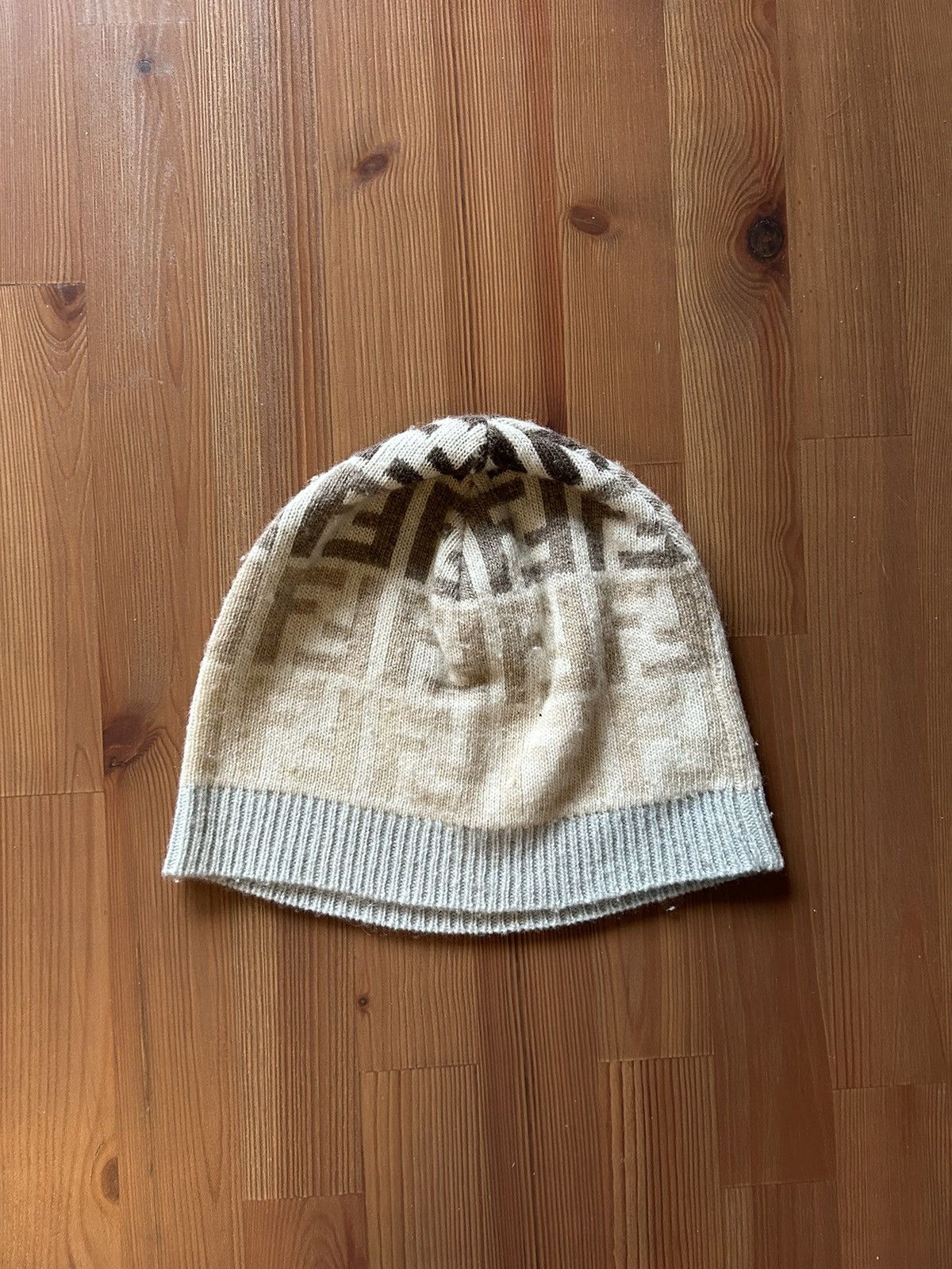 Fendi Multicolor FF Zucca Monogram Beanie Size ONE SIZE - 2 Thumbnail