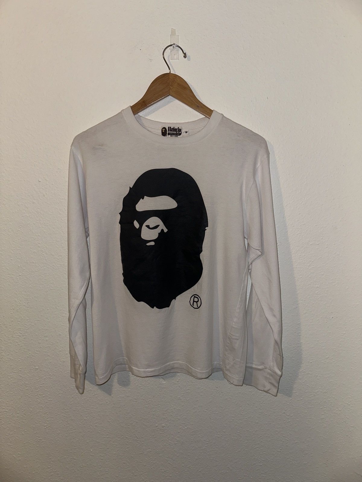 Bape Big Ape Head L/S Tee Size US M / EU 48-50 / 2 - 2 Thumbnail