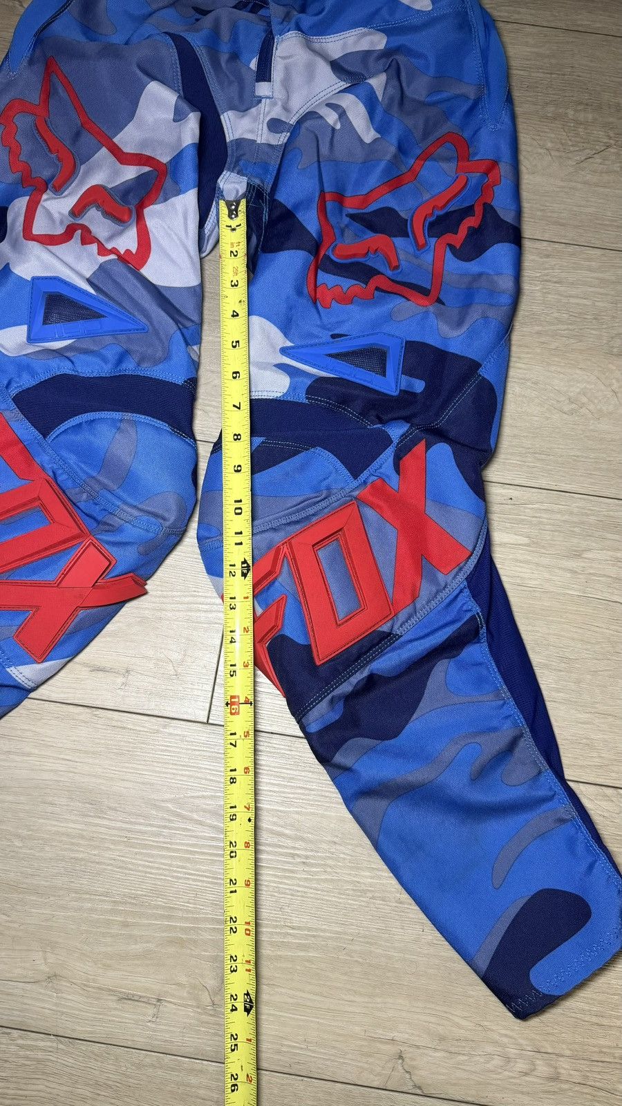 Fox Racing Y2K 2000s Fox Racing 180 Vicious Motocross Pants Blue & Whit Size US 32 / EU 48 - 7 Thumbnail