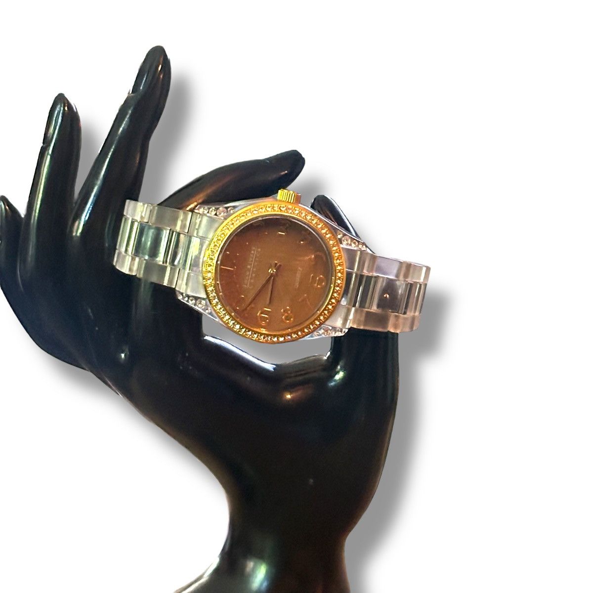 Joan Rivers Vintage Joan Rivers clear acrylic crystal accent watch Size ONE SIZE - 2 Thumbnail