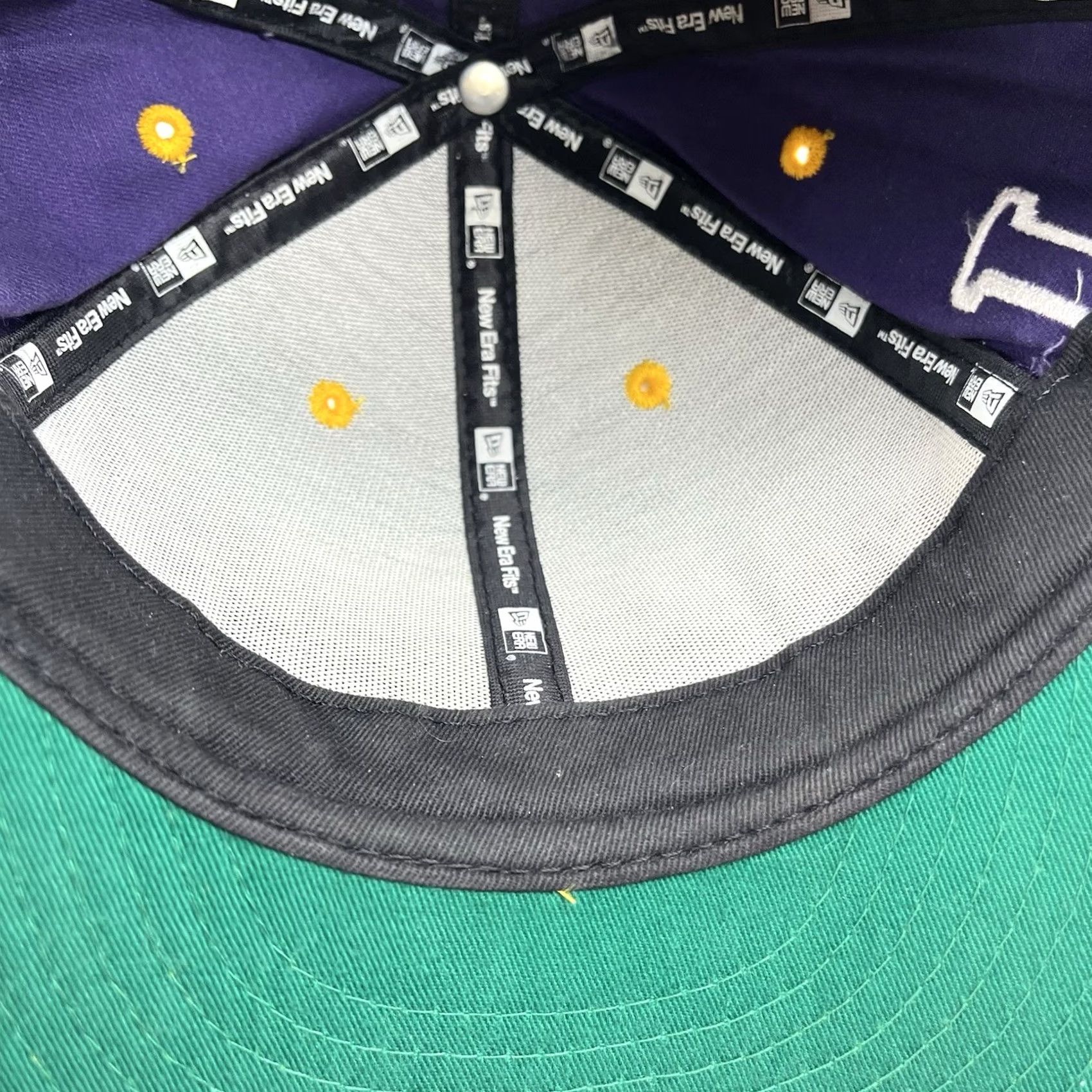 New Era New Era 59FIFTY SnapBack Los Angeles Lakers Purple Yellow One Size Fits Most Hats Mens Purple Lakers Snapback One Size Fits Most Size ONE SIZE - 7 Thumbnail