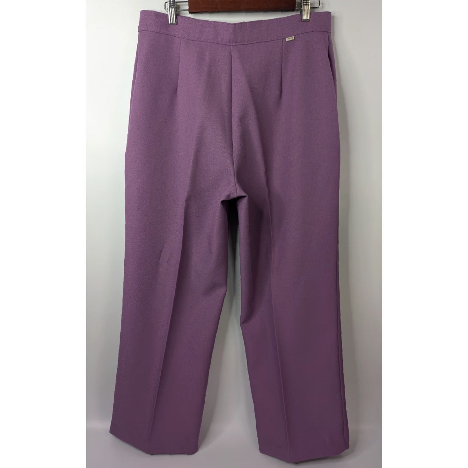 Vtg Levi's Bend Over Pants Women's 20S Purple Straight Wide Leg Pant