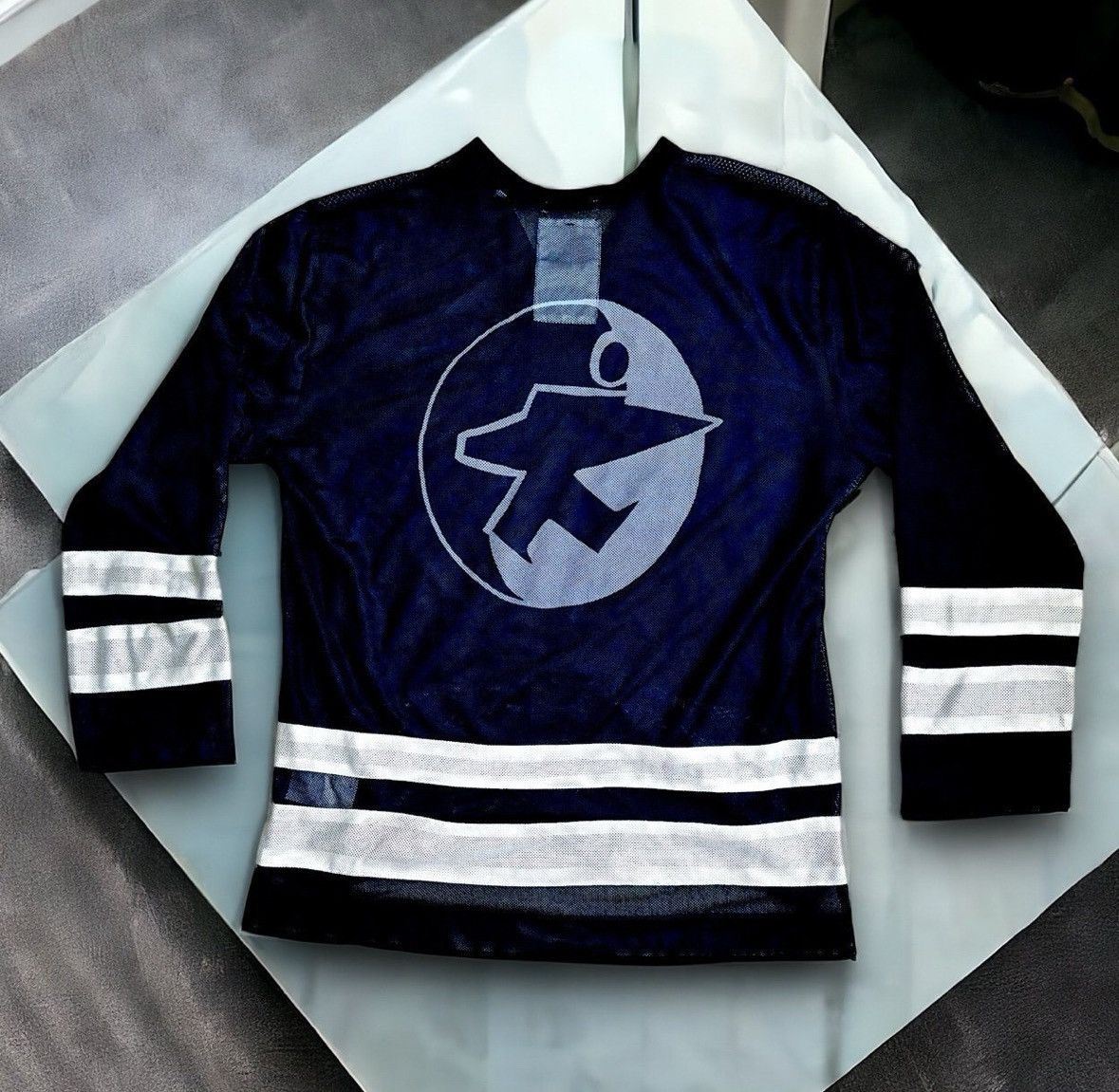 image of Our Legacy Work Shop Hockey Jersey Black Ss23, Men's (Size Small)