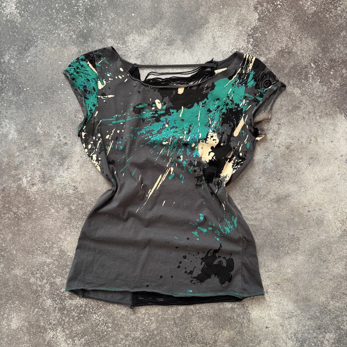 If Six Was Nine River Island Y2K Grunge Aesthetic Vintage T-Shirt Size M / US 6-8 / IT 42-44 - 1 Thumbnail