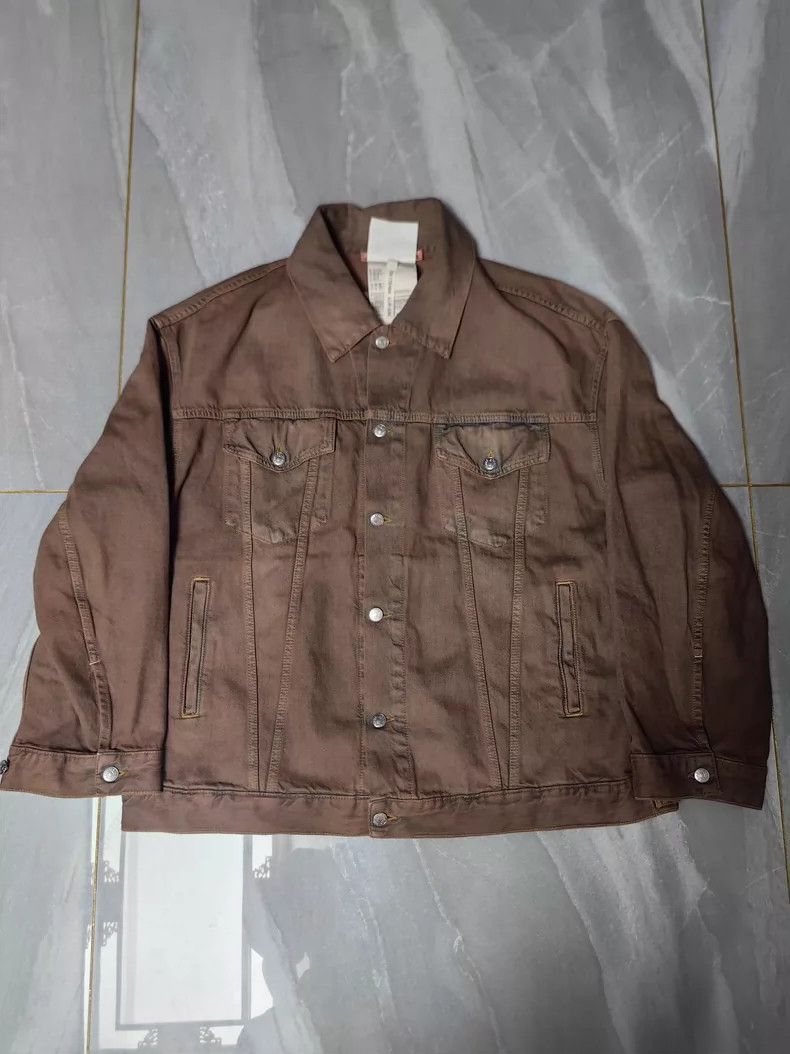Other Acne Studios Washed mud dyed denim jacket Size US S / EU 44-46 / 1 - 1 Thumbnail