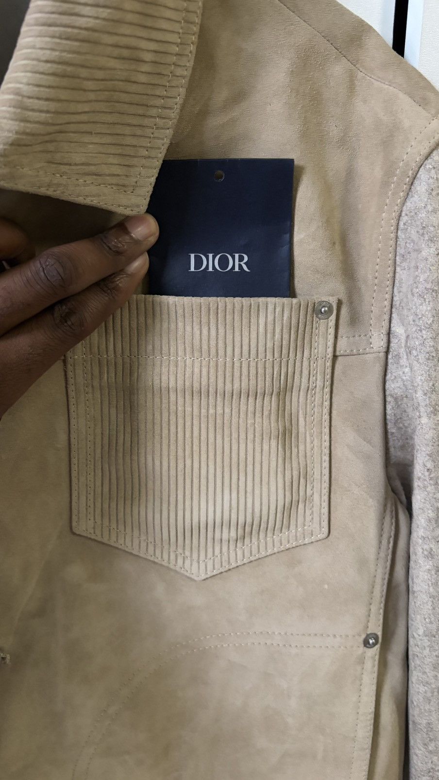 Dior Christian Dior Beige Suede Jacket Size US S / EU 44-46 / 1 - 3 Thumbnail