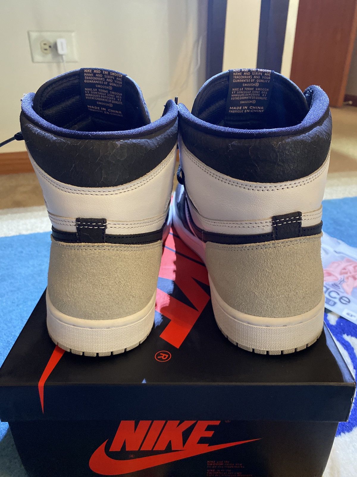 Jordan Brand × Nike Nike Jordan 1 High ‘Stage Haze’ Size US 12 / EU 45 - 7 Thumbnail