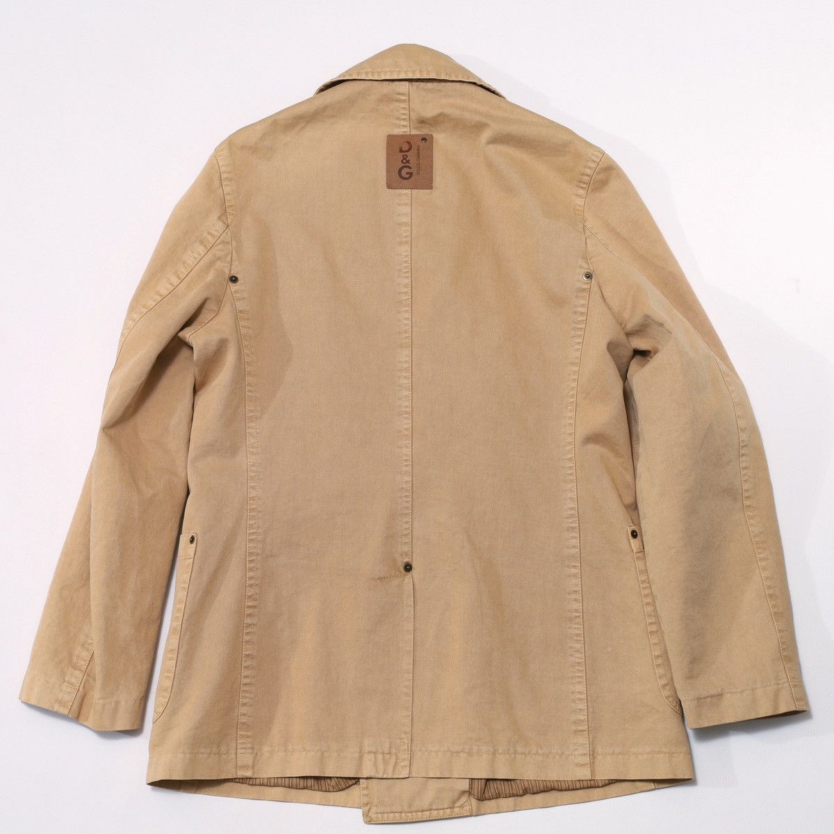 Dolce & Gabbana Dolce Gabbana Denim Double Breasted Coat Jacket Safari Size US XXL / EU 58 / 5 - 2 Thumbnail
